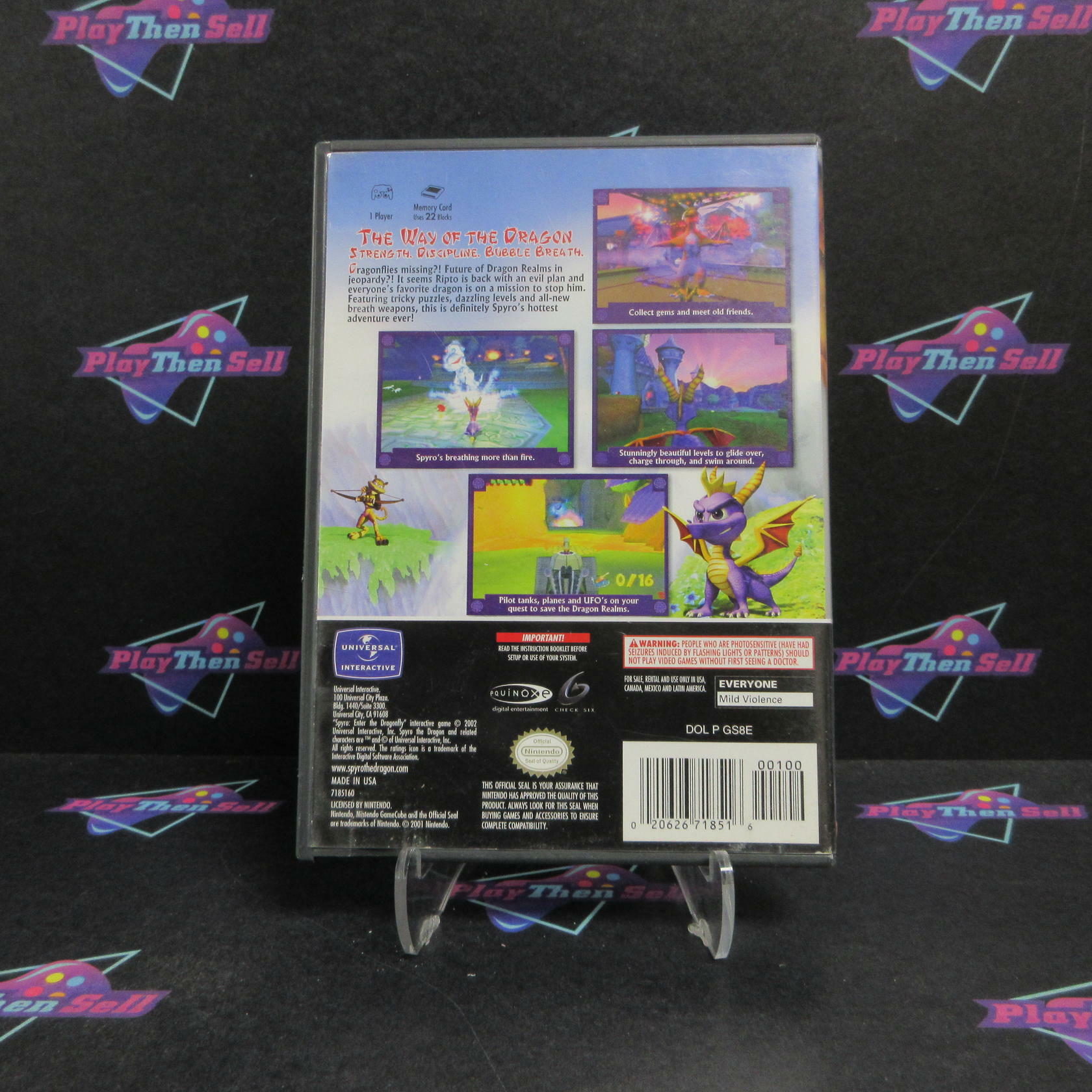 Refurbished Spyro Enter the Dragonfly Nintendo GameCube Complete - Good