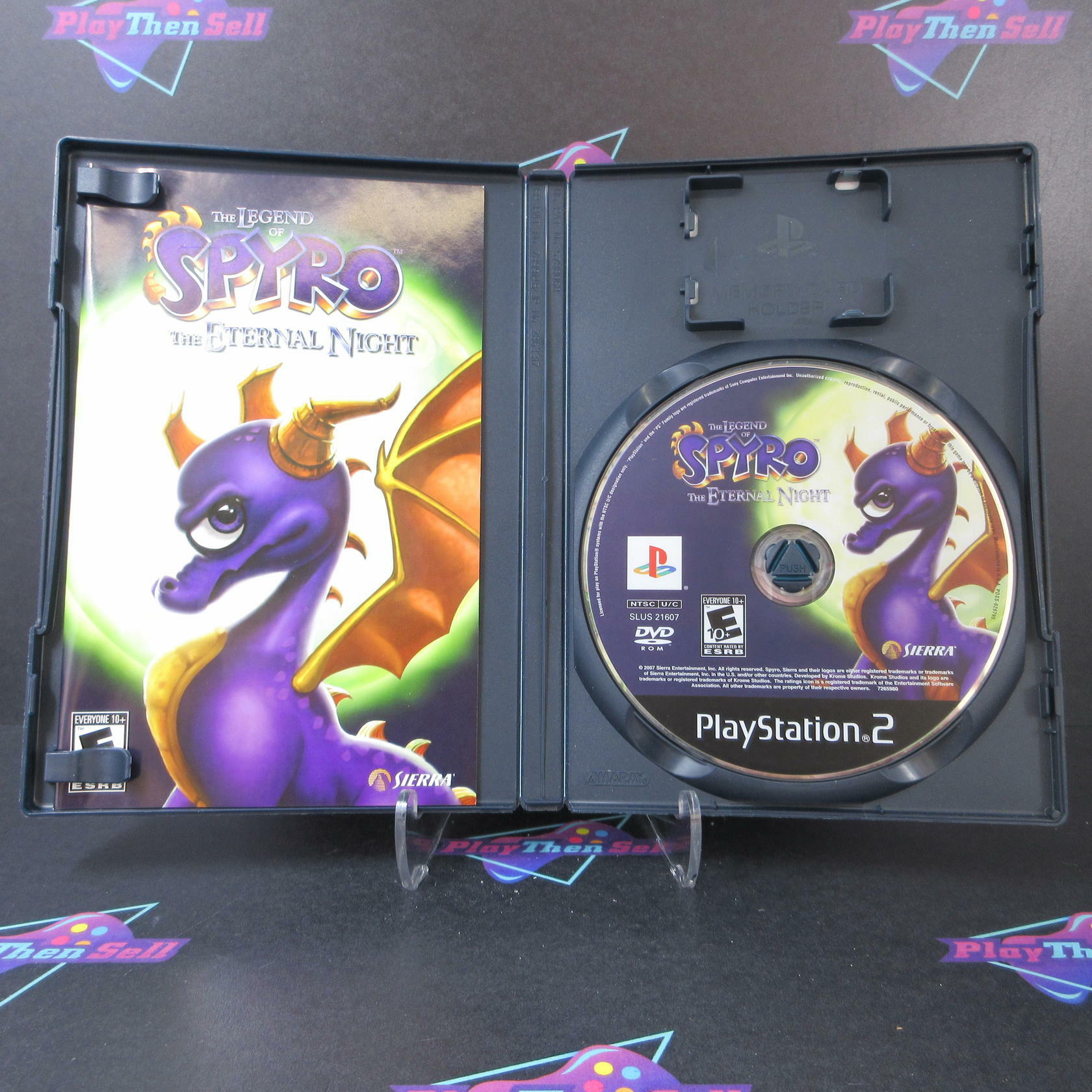 The Legend of Spyro The Eternal Night PS2 PlayStation 2 Complete - Very Good