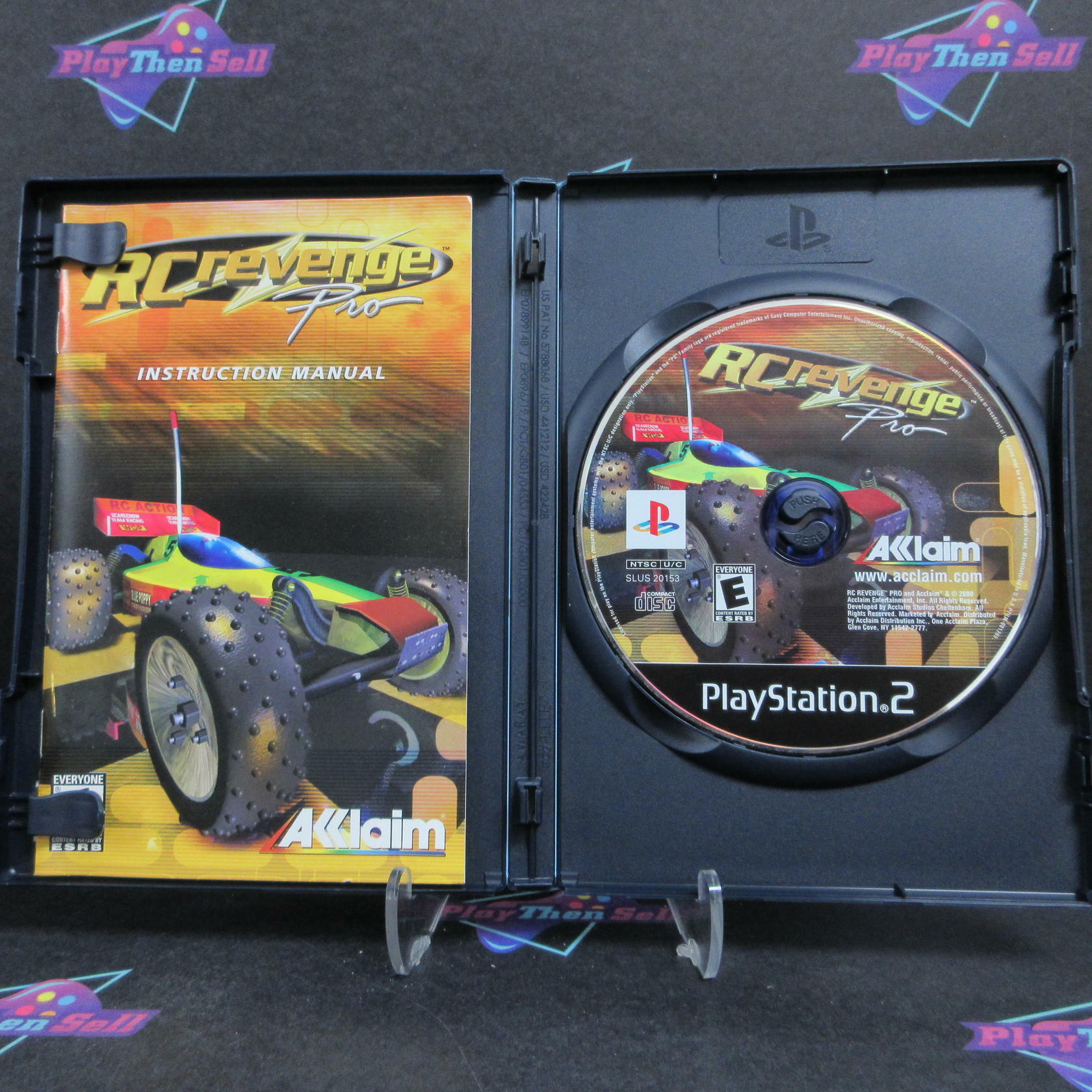 RC Revenge Pro PS2 PlayStation 2 + Reg Card Complete - Excellent