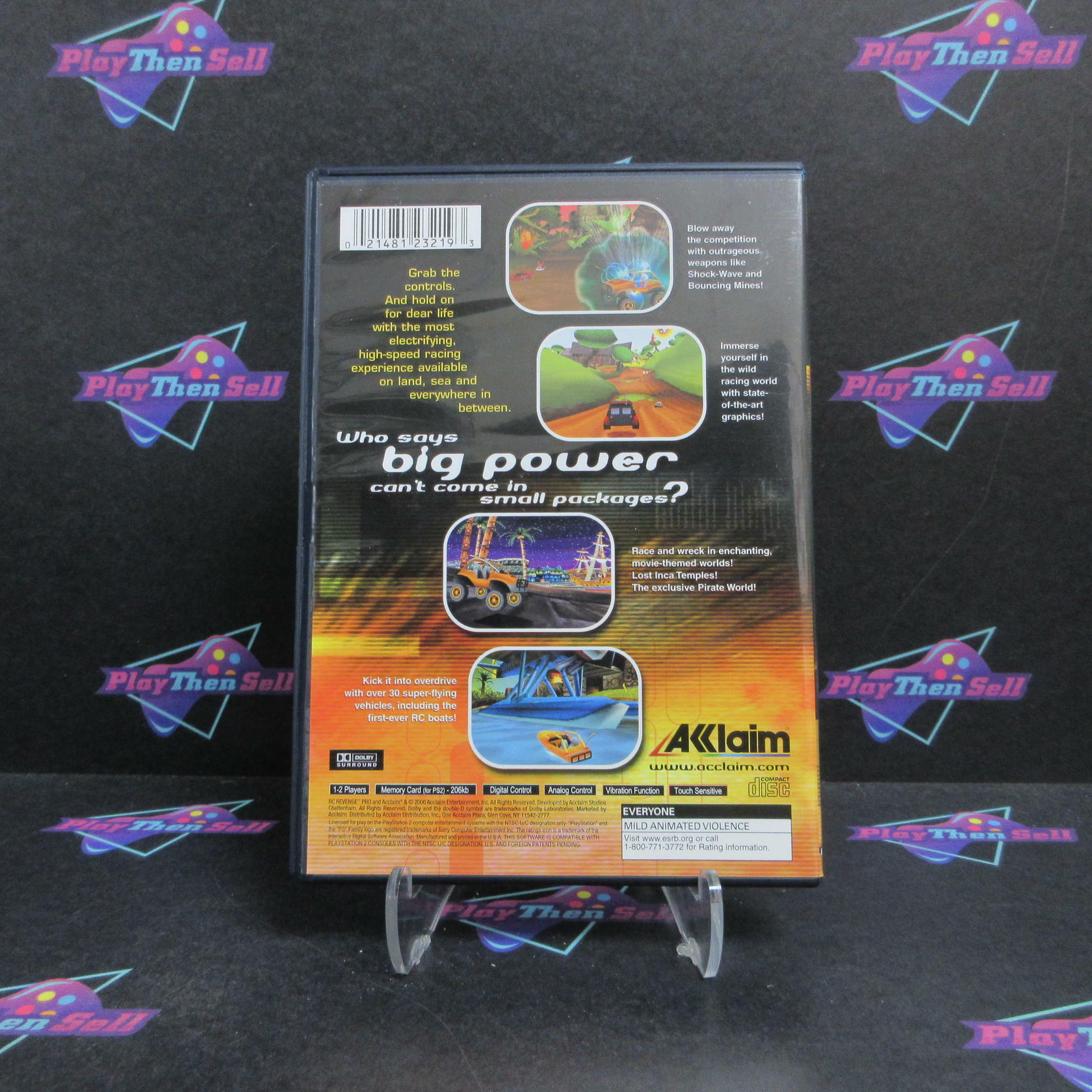 RC Revenge Pro PS2 PlayStation 2 + Reg Card Complete - Excellent