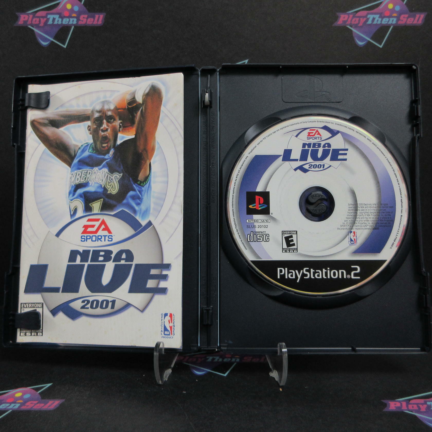 NBA Live 2001 PS2 PlayStation 2 Complete - Very Good