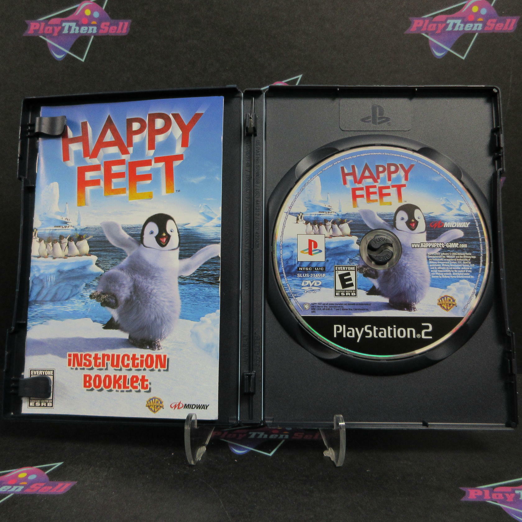 Happy Feet PS2 PlayStation 2 + Reg Card Complete - Excellent