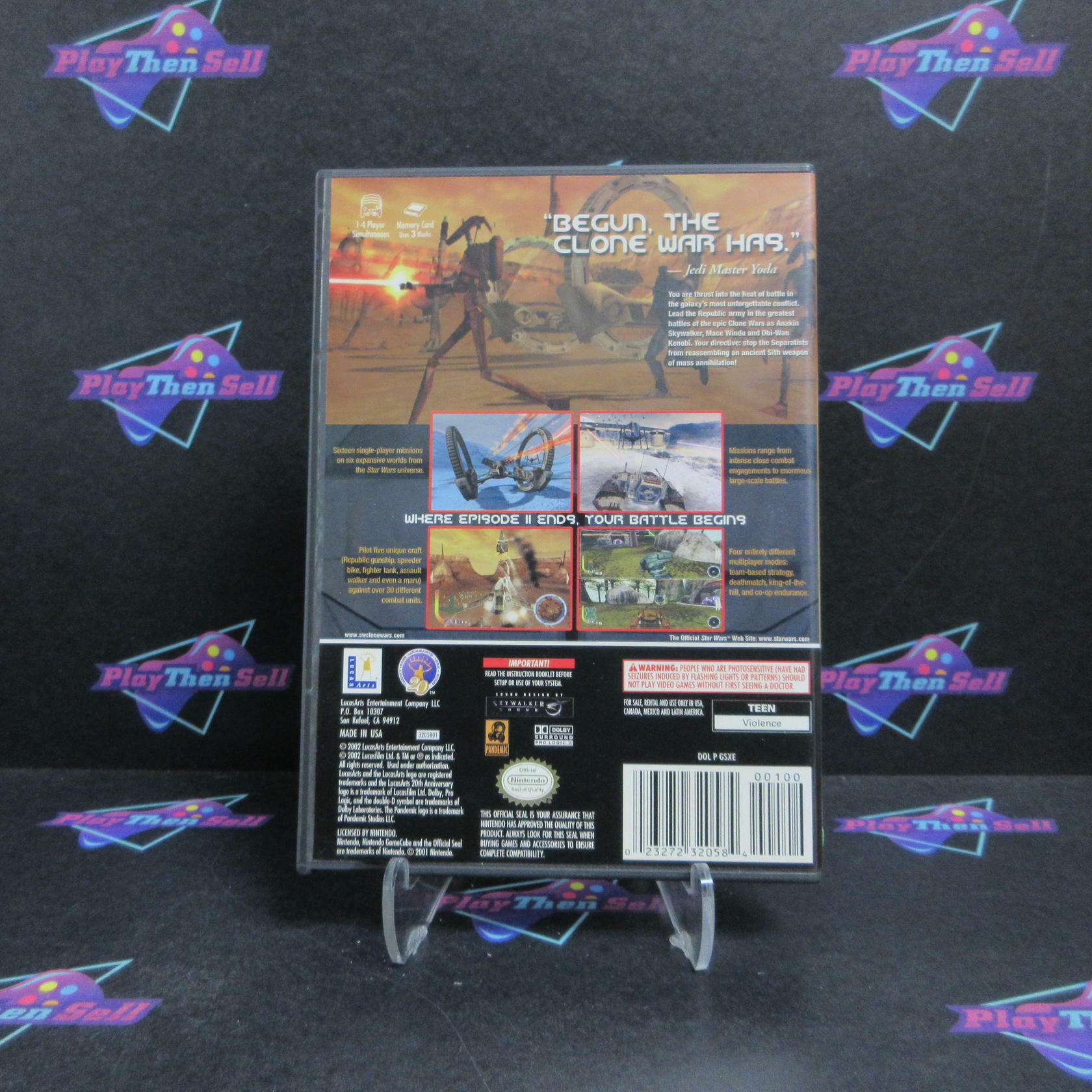 Star Wars The Clone Wars Nintendo Gamecube - Very Good