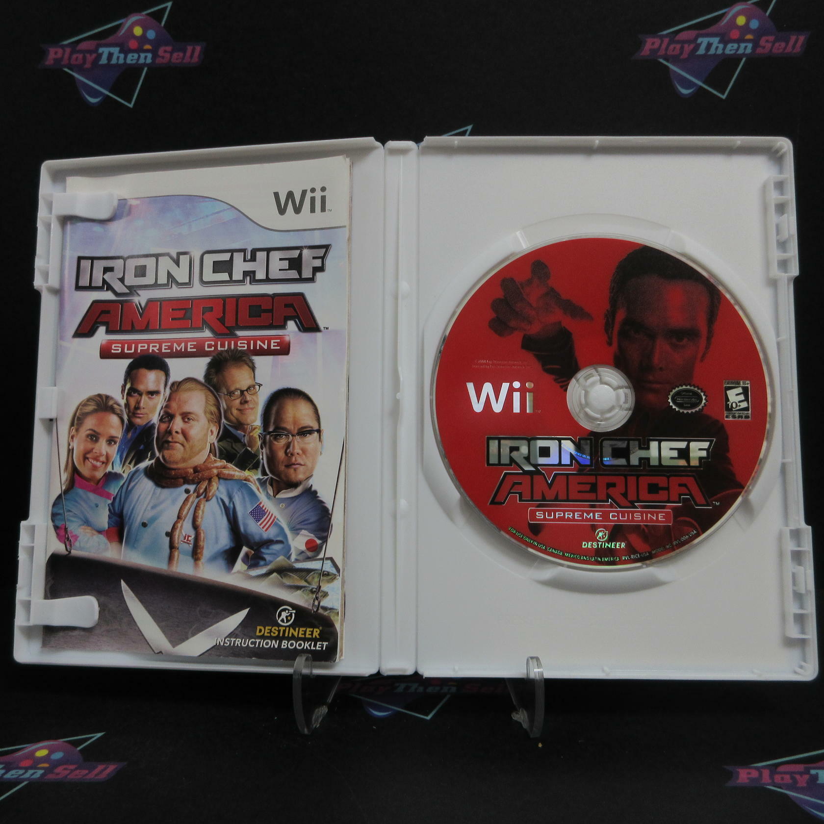 Iron Chef America Supreme Cuisine Nintendo Wii Complete - Refurbished
