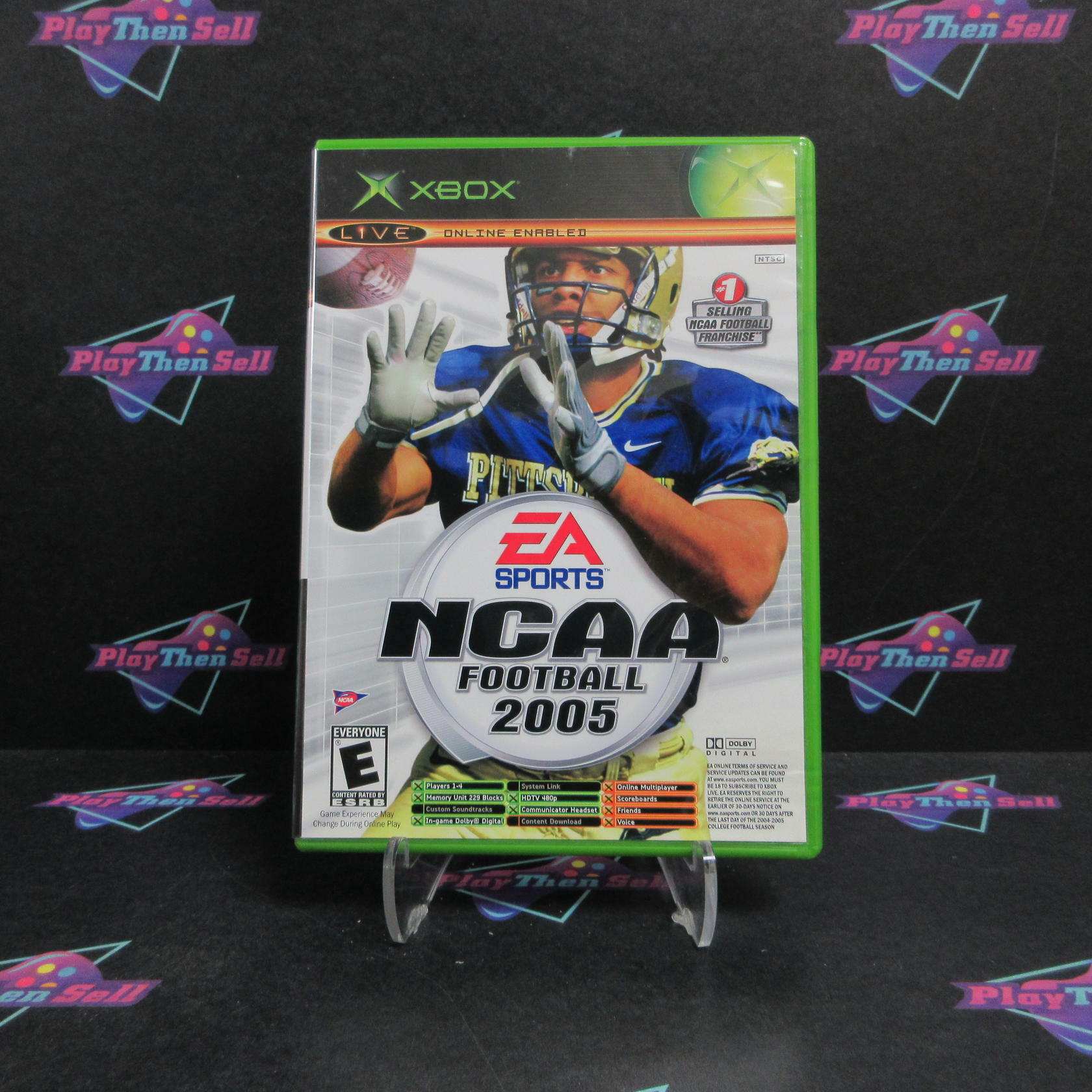 NCAA Football 2005 / Top Spin Xbox - Very Good