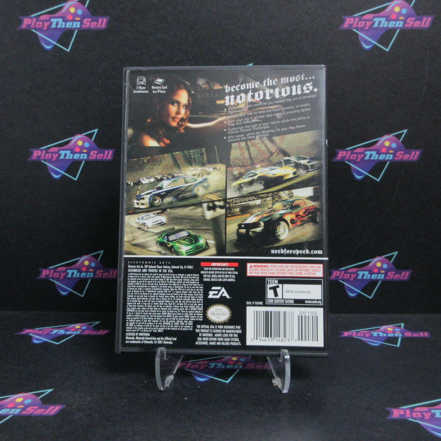 Need For Speed Most Wanted Nintendo Gamecube - Very Good