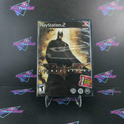Batman Begins PS2 PlayStation 2 + Movie Ticket Complete - Excellent