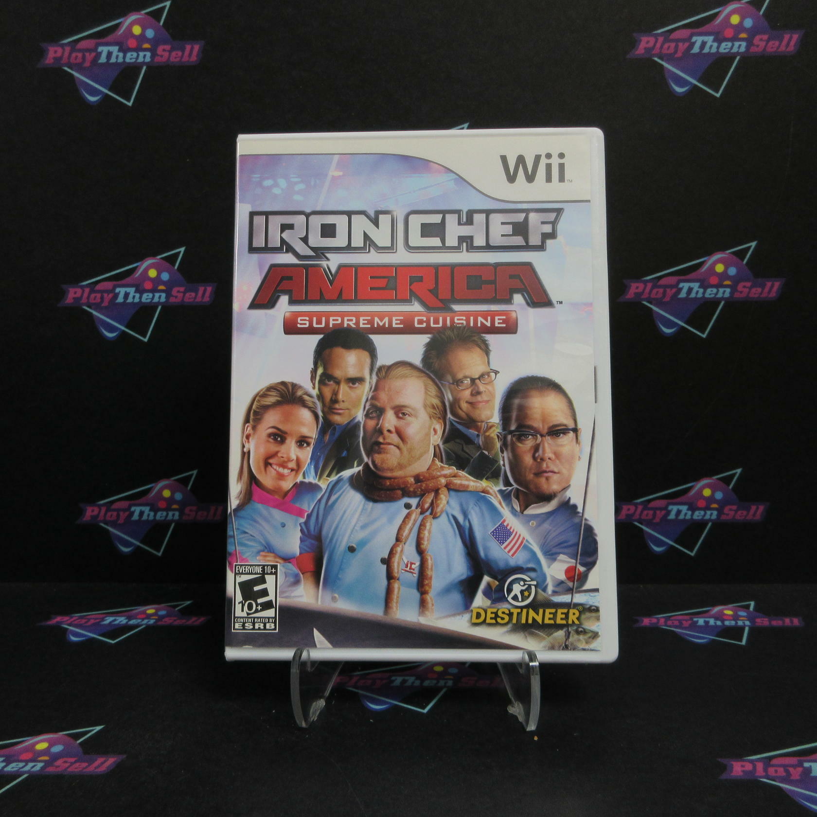 Iron Chef America Supreme Cuisine Nintendo Wii Complete - Refurbished