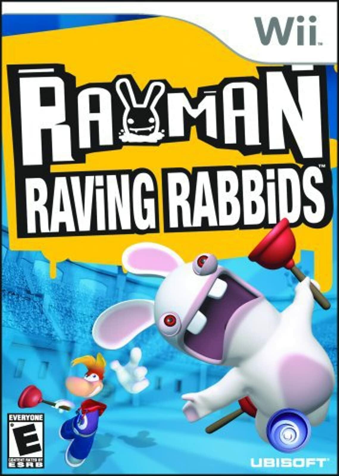 Rayman Raving Rabbids Nintendo Wii Complete - Refurbished