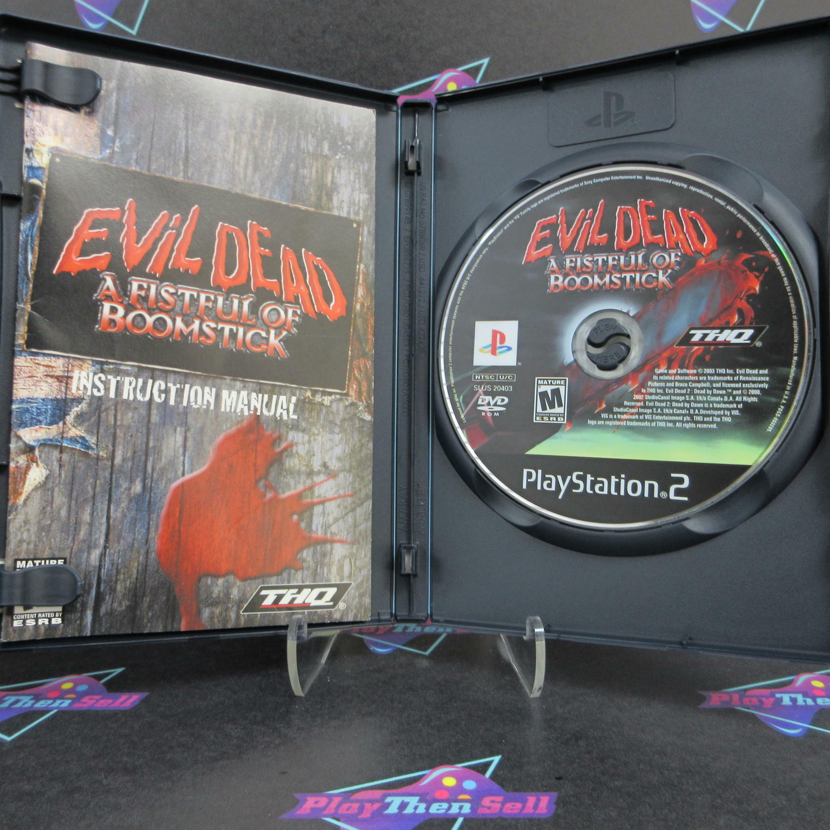 Evil Dead A Fistful of Boomstick PS2 PlayStation 2 Complete - Excellent