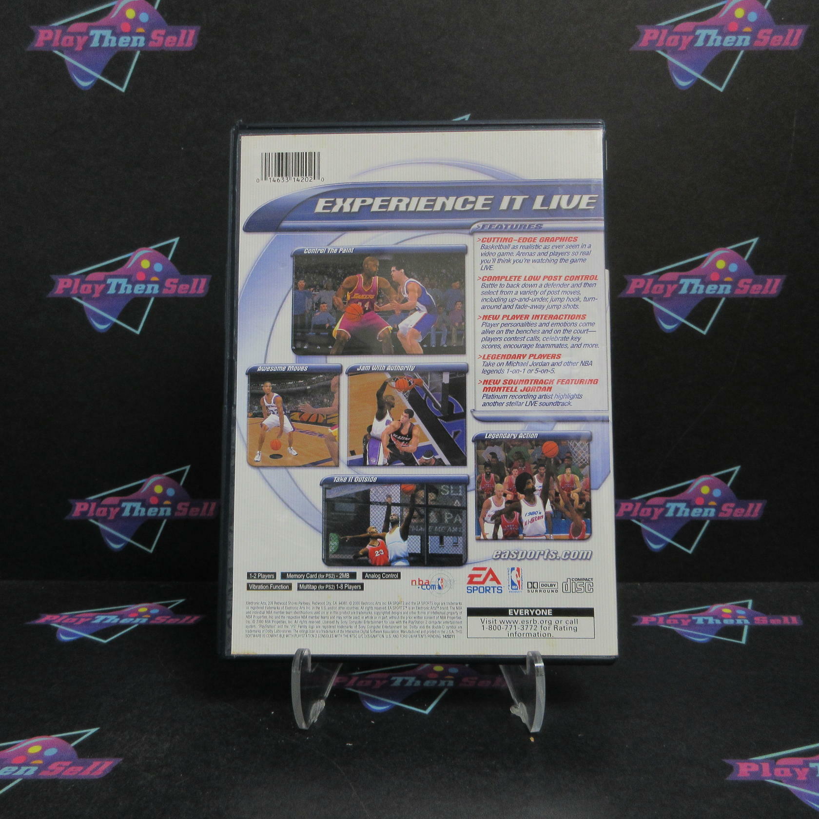 NBA Live 2001 PS2 PlayStation 2 Complete - Very Good