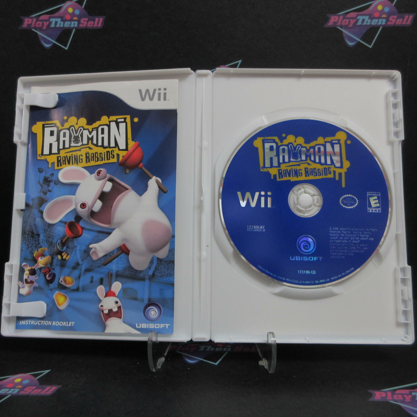 Rayman Raving Rabbids Nintendo Wii Complete - Refurbished