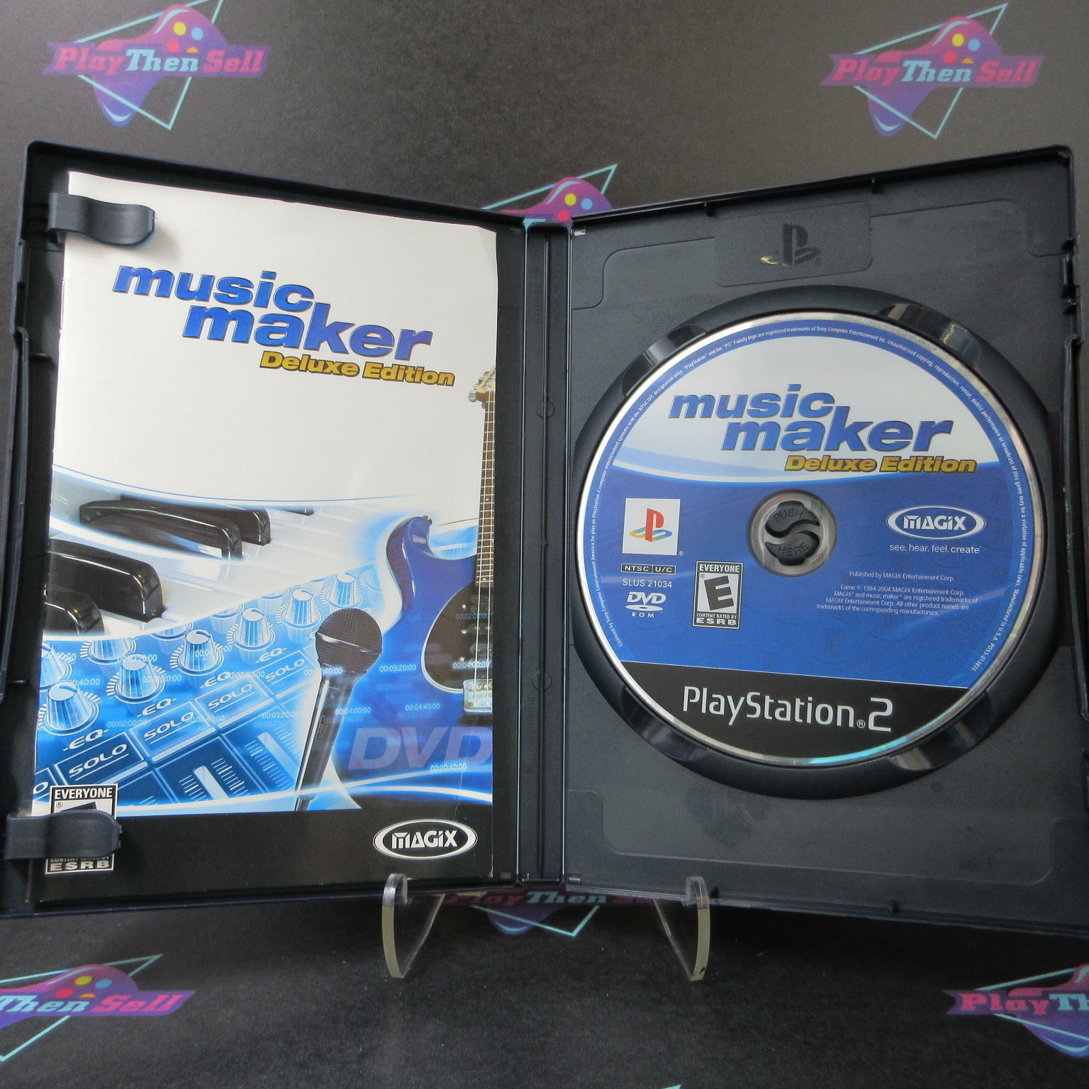 Magix Music Maker Deluxe Edition PS2 PlayStation 2 Complete - Excellent
