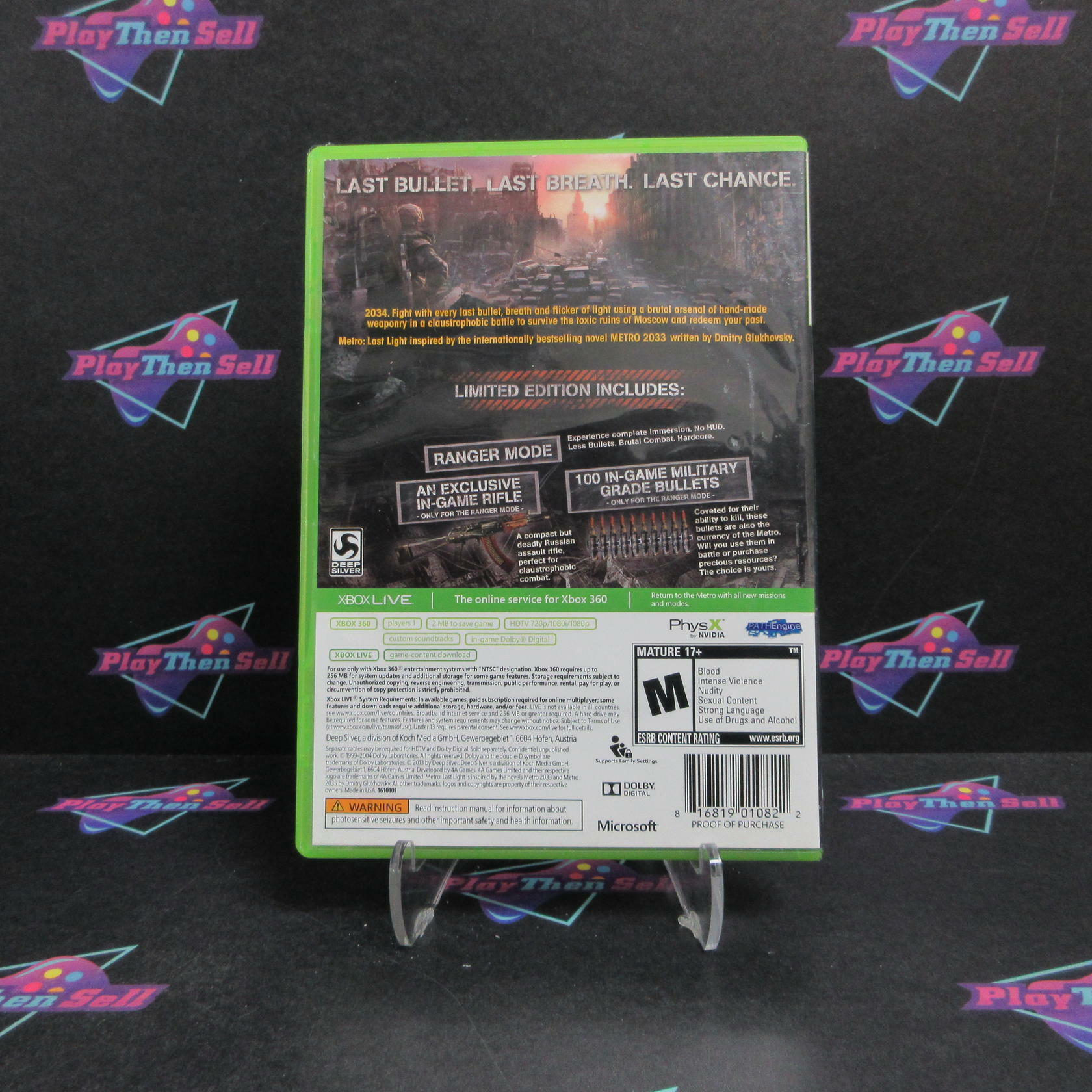 Refurbished Metro Last Light Limited Edition Xbox 360 - Very Good
