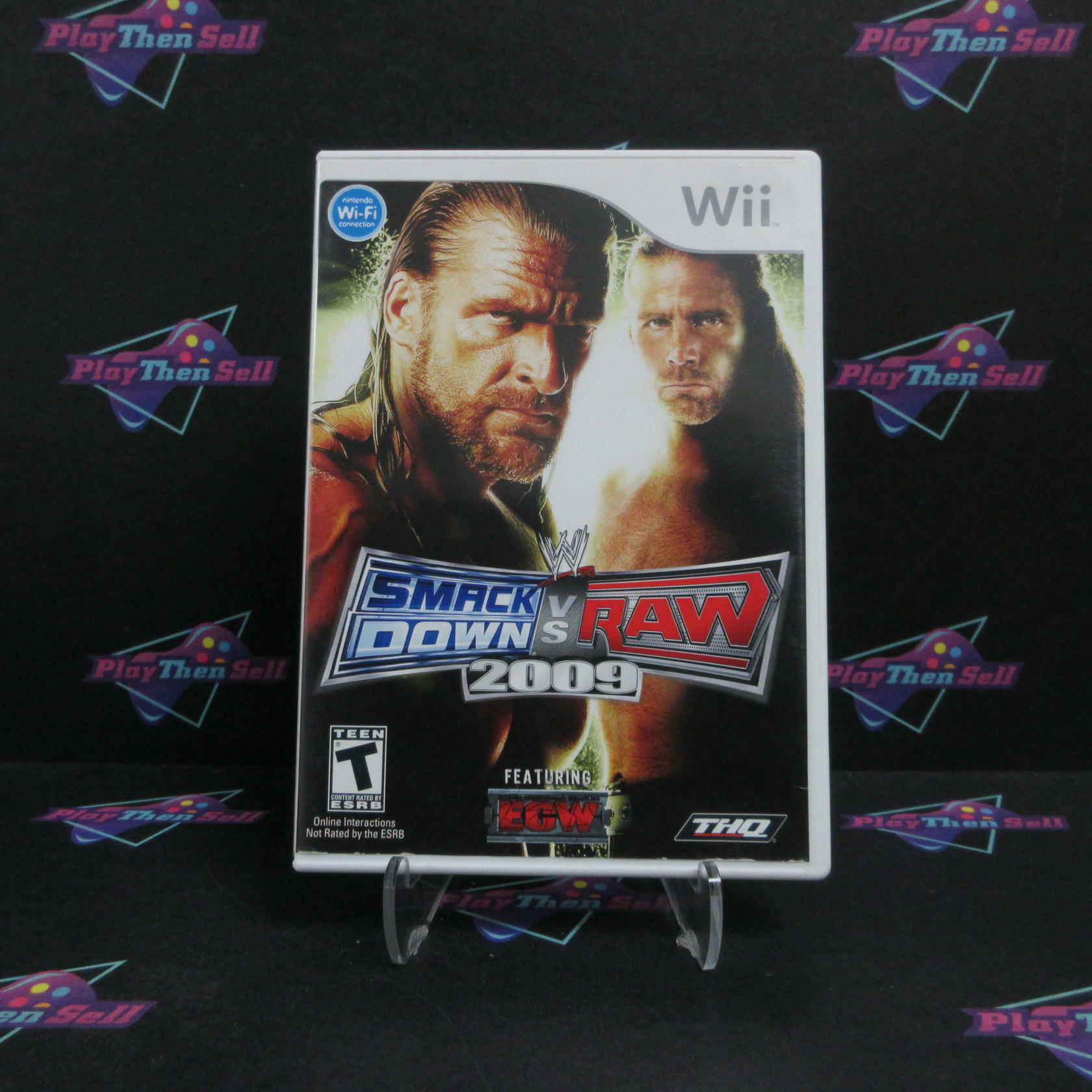 WWE SmackDown vs. Raw 2009 Nintendo Wii Complete - Very Good