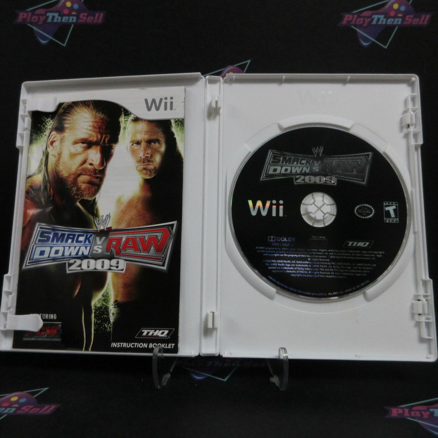 WWE SmackDown vs. Raw 2009 Nintendo Wii Complete - Very Good