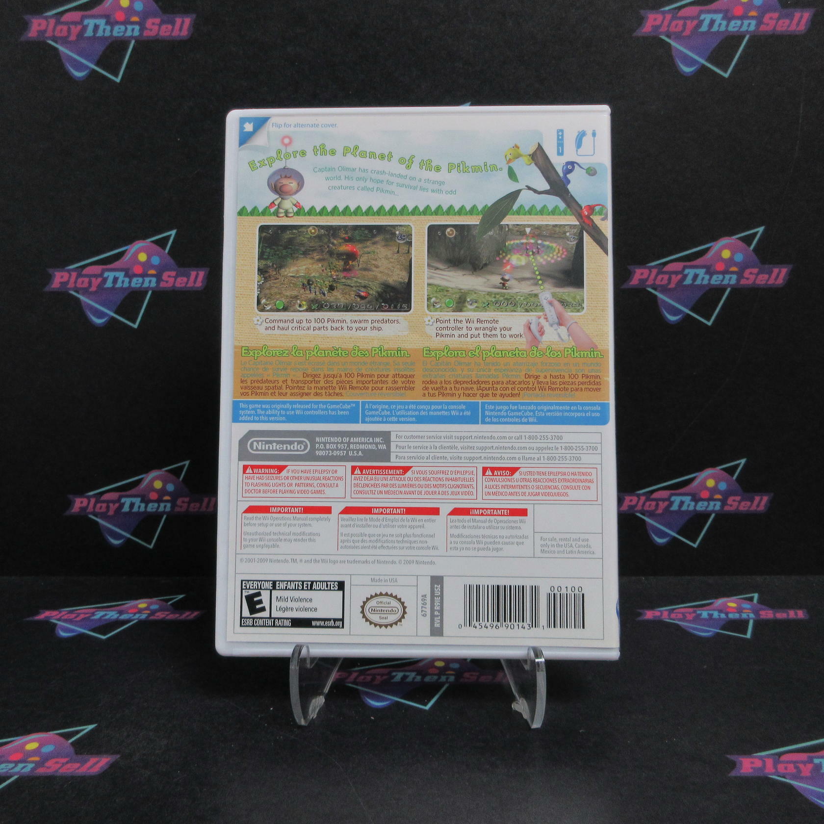 Pikmin New Play Control Nintendo Wii Complete - Refurbished