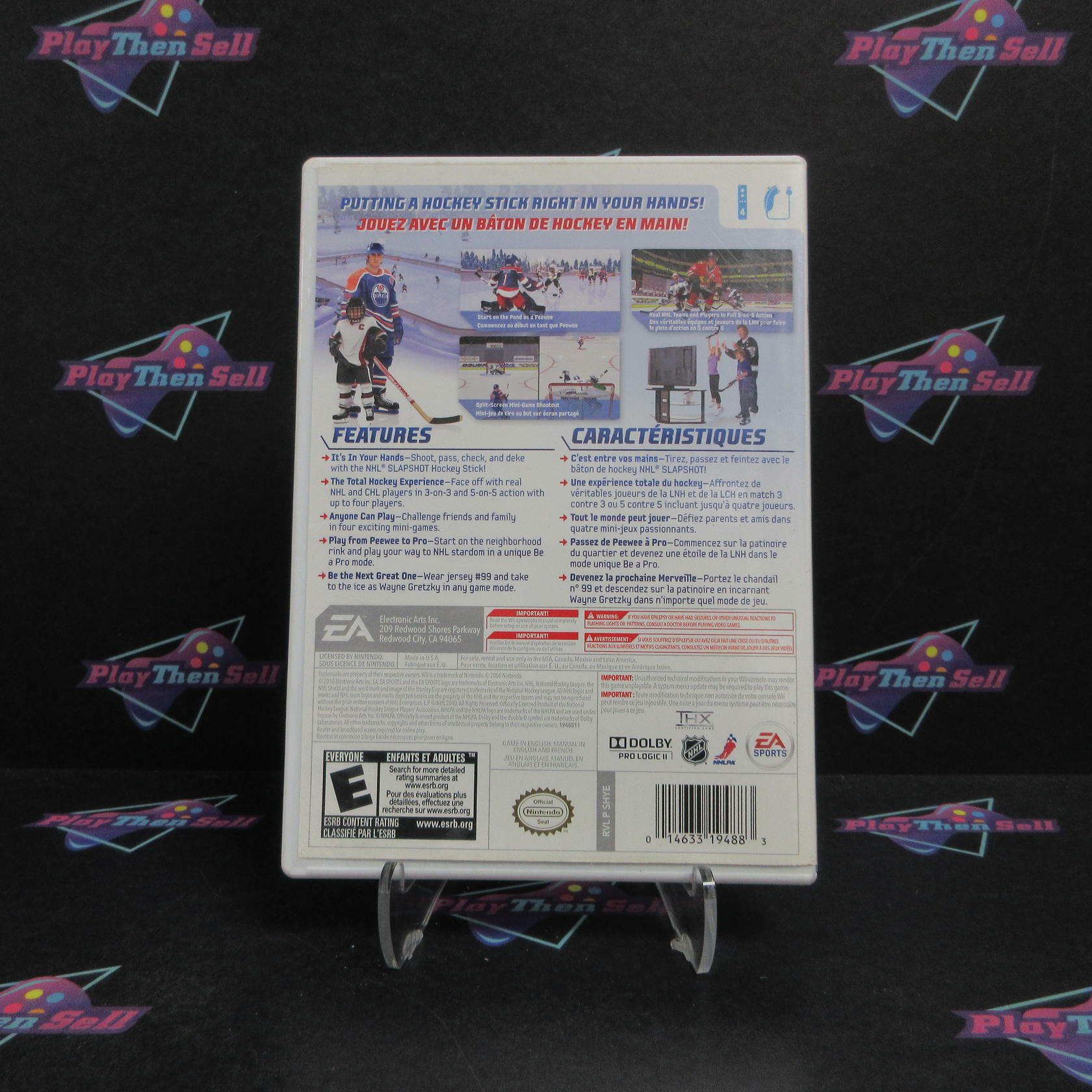 NHL Slapshot Nintendo Wii Complete - Very Good