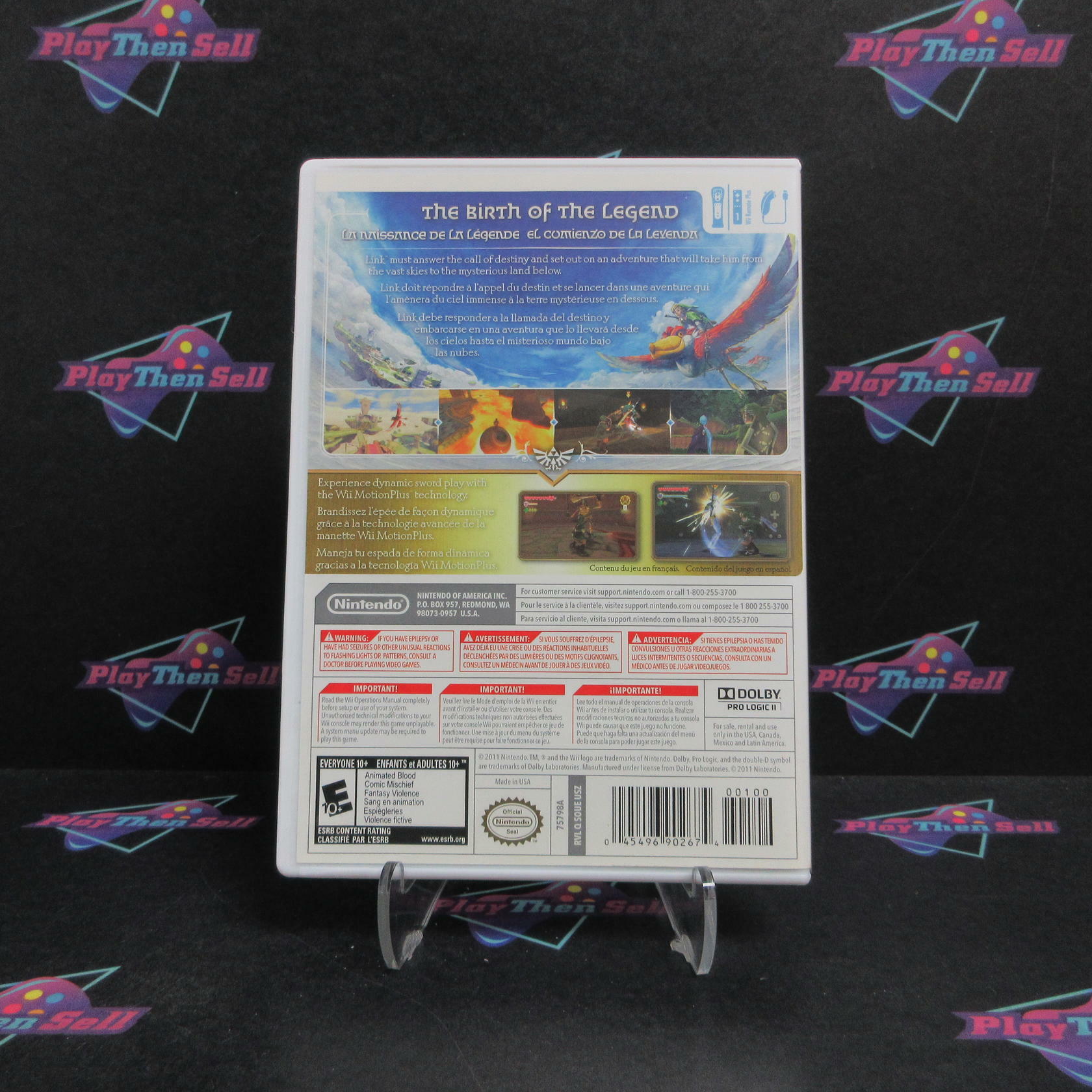 The Legend of Zelda Skyward Sword Nintendo Wii - Very Good