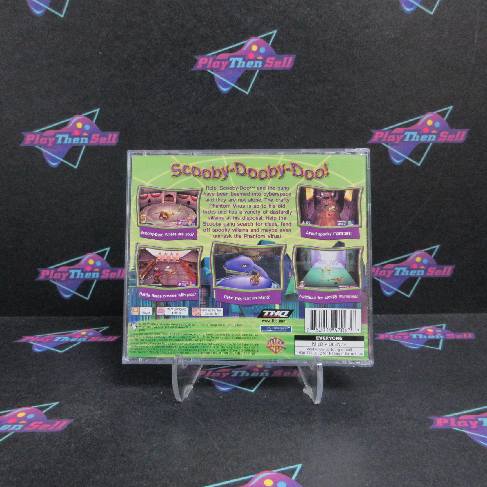 Scooby-Doo and the Cyber Chase PS1 PlayStation 1 GH Complete - Very Good