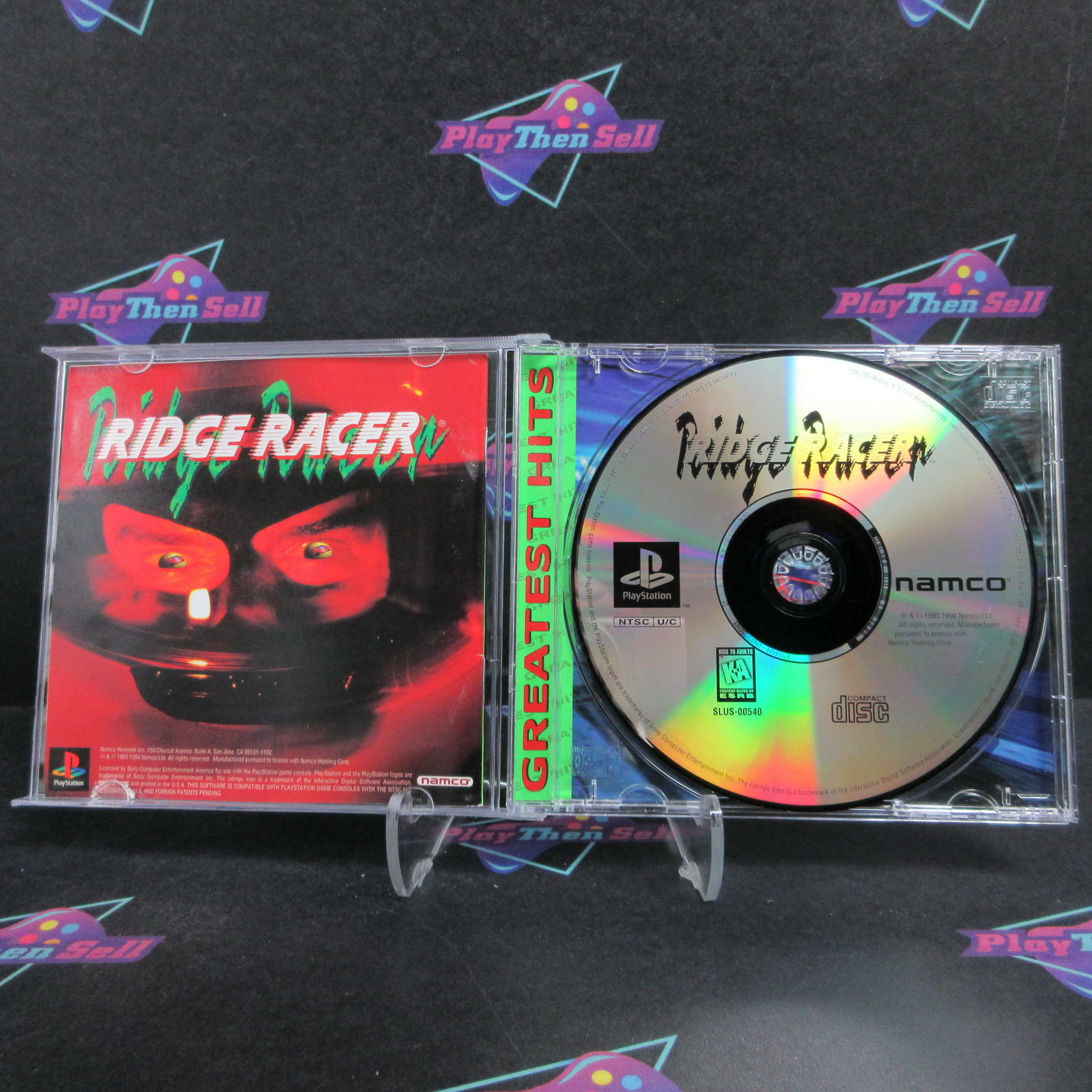 Ridge Racer PS1 PlayStation 1 GH + Reg Card Complete - Very Good