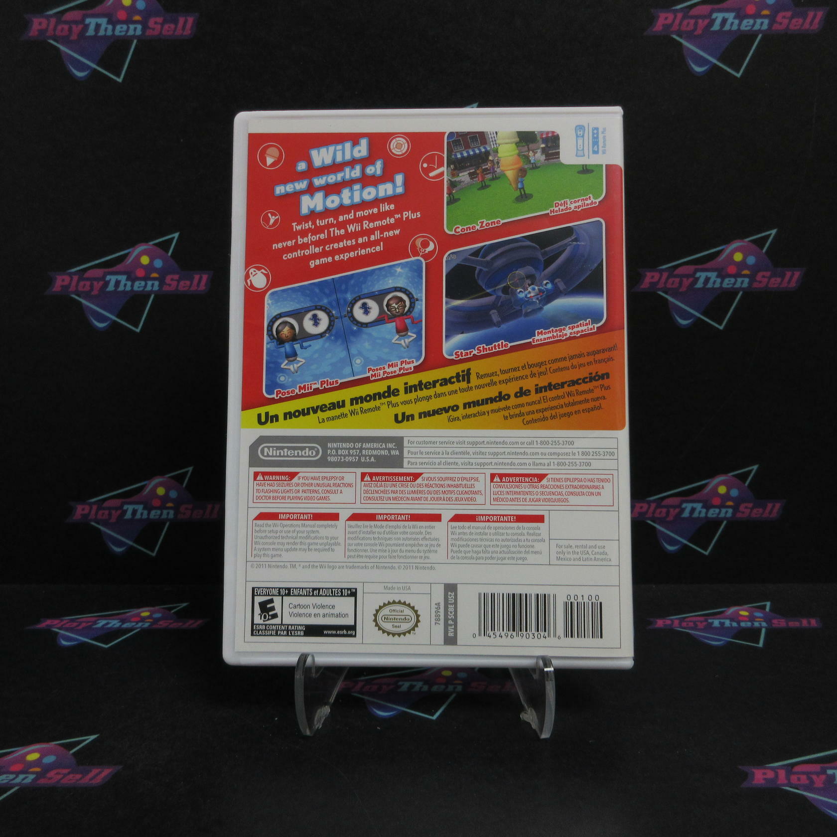 Wii Play Motion Nintendo Wii Complete - Refurbished