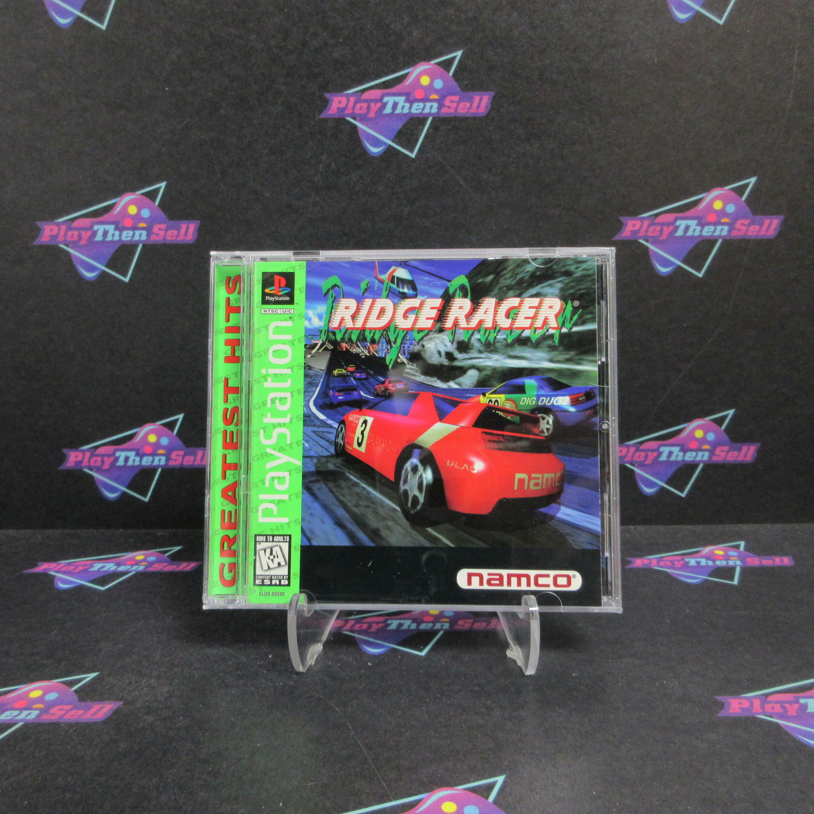 Ridge Racer PS1 PlayStation 1 GH + Reg Card Complete - Very Good