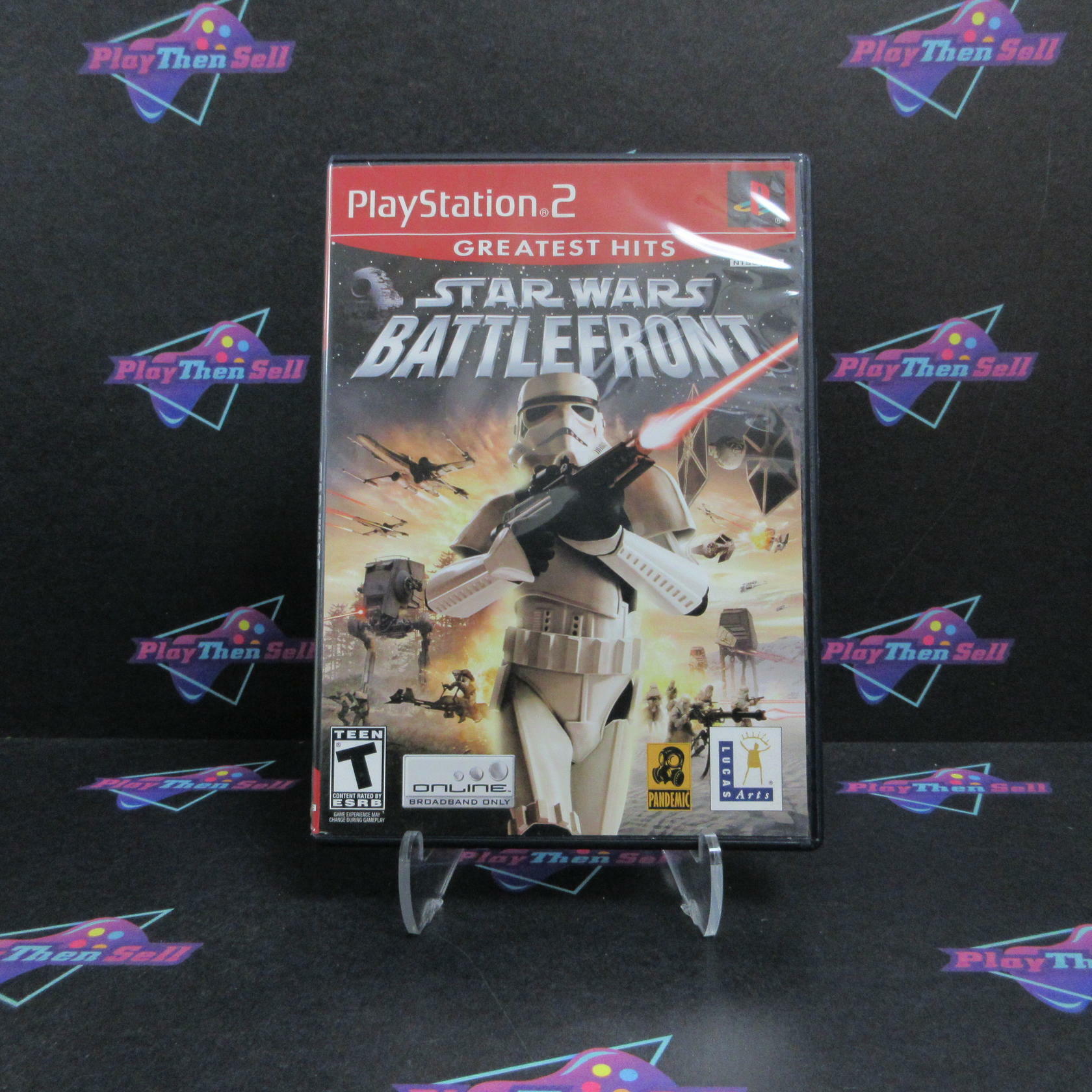 Star Wars Battlefront PS2 PlayStation 2 GH + Reg Card Complete - Very Good