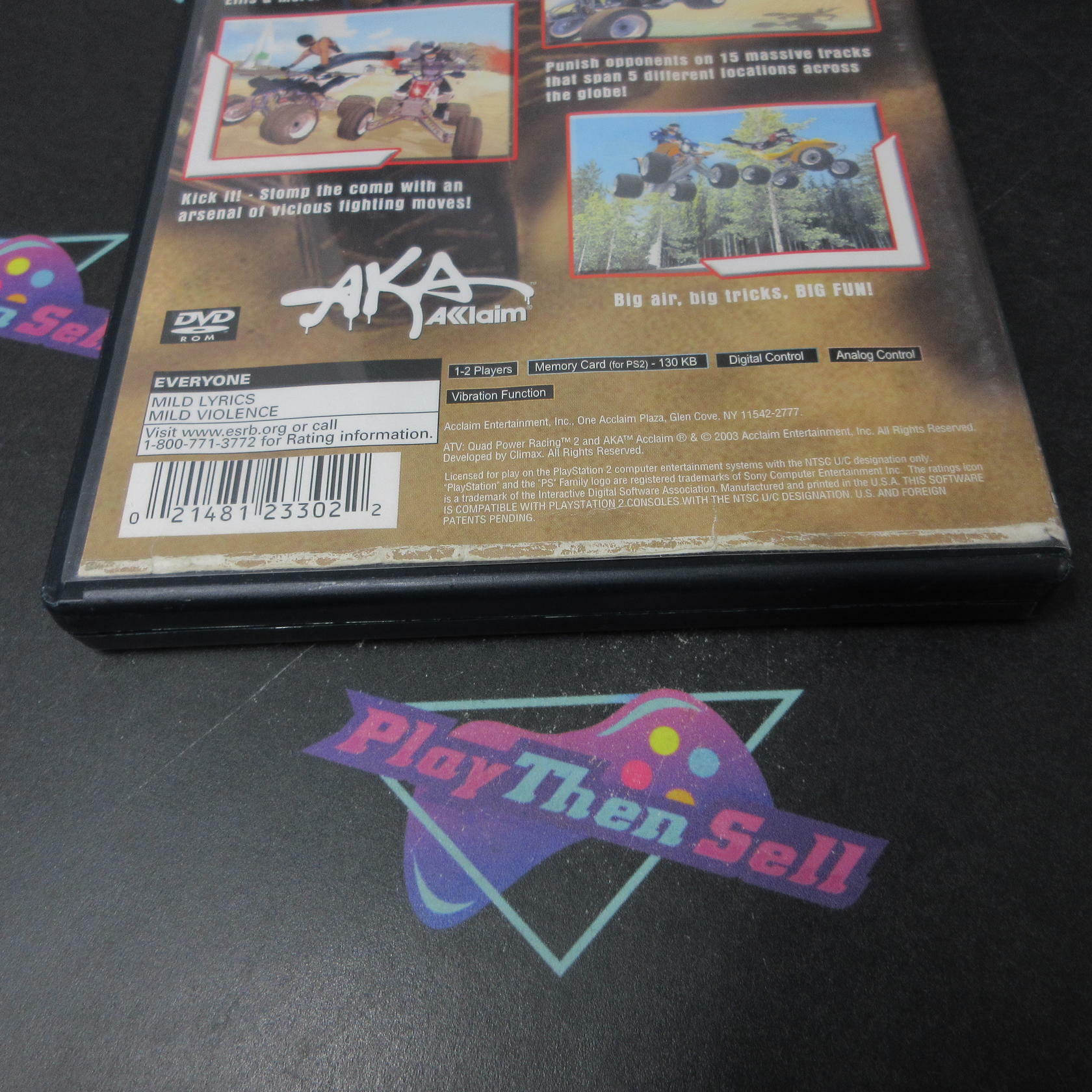 ATV 2 Quad Power Racing PS2 PlayStation 2 + Reg Card Complete - Very Good