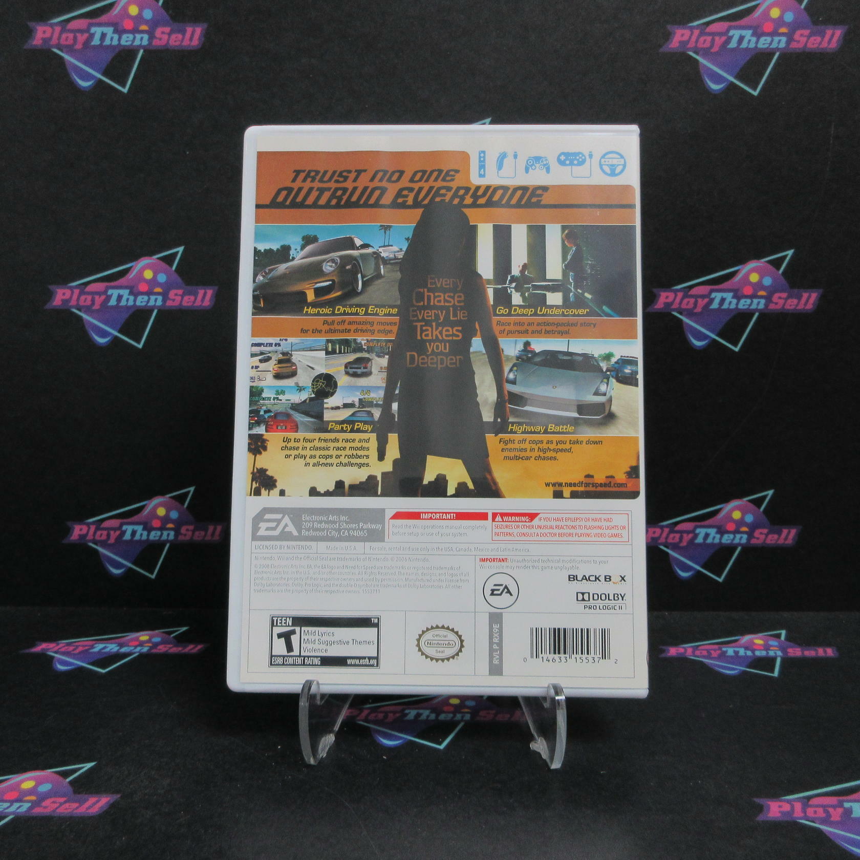 Need for Speed Undercover Nintendo Wii Complete - Very Good