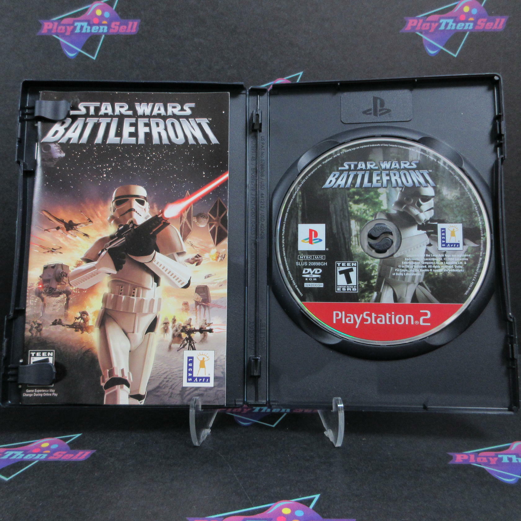 Star Wars Battlefront PS2 PlayStation 2 GH + Reg Card Complete - Very Good