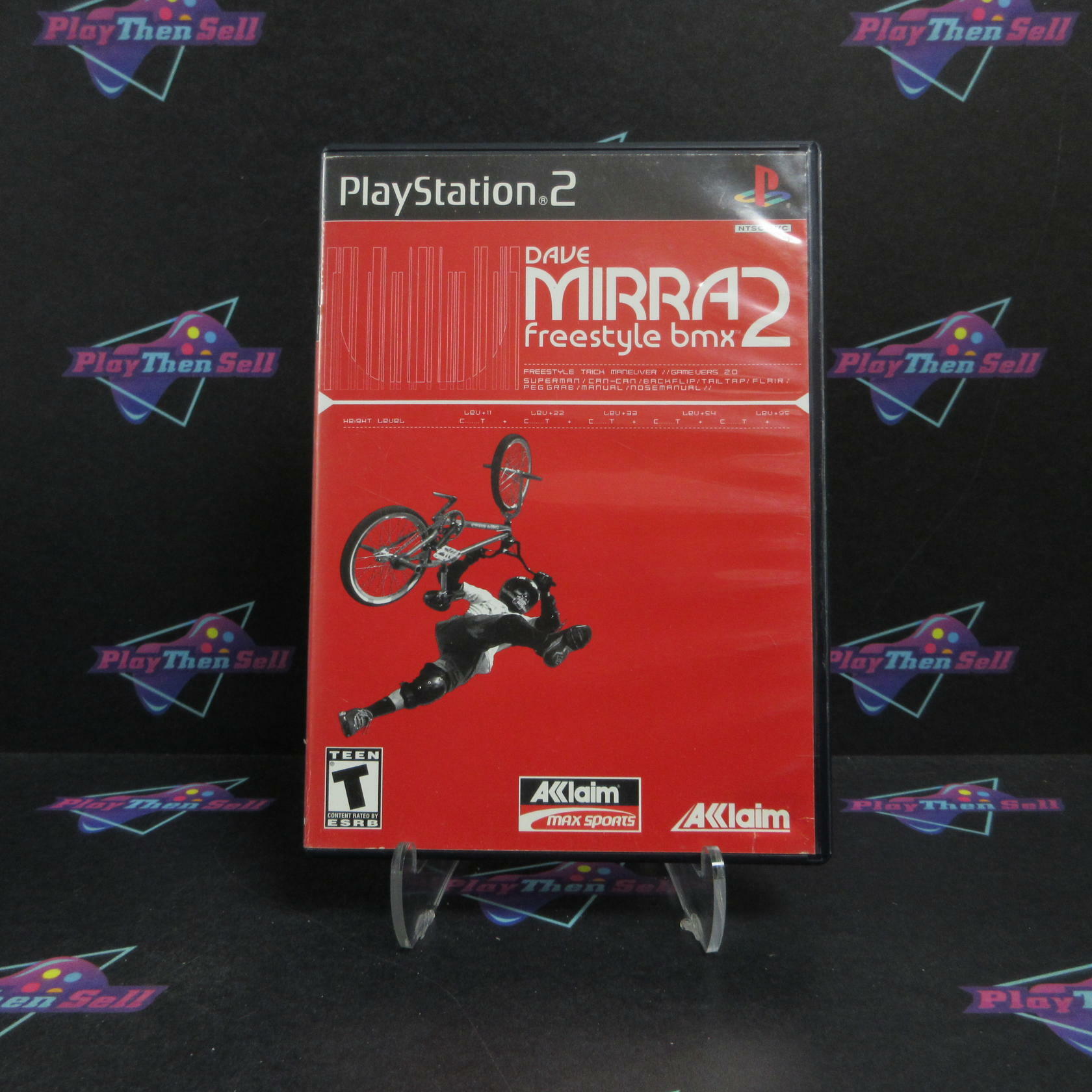 Dave Mirra 2 Freestyle BMX PS2 PlayStation 2 + Reg Card Complete - Very Good