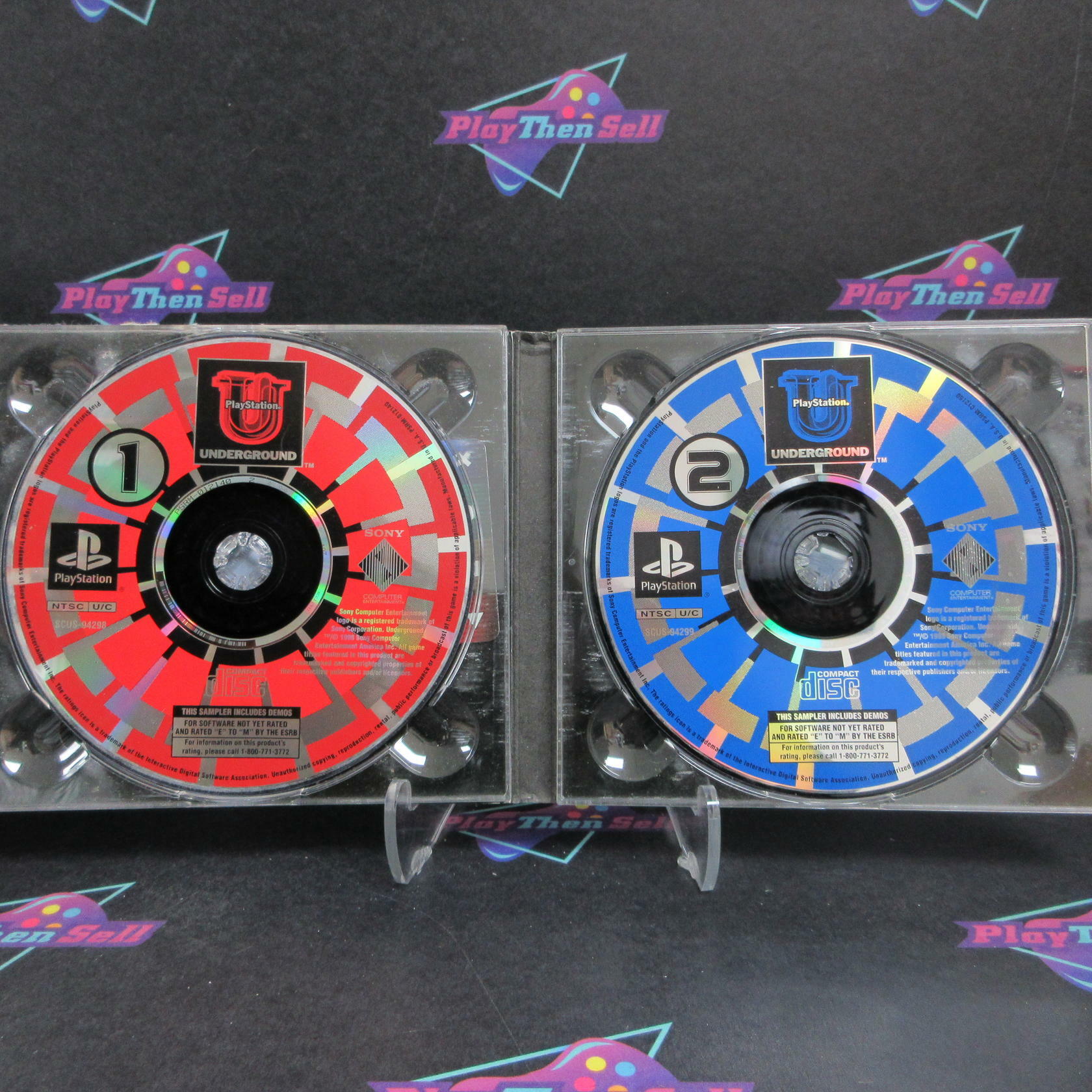 PlayStation Underground Demo Discs v2.4 PS1 PlayStation 1 Complete - Very Good
