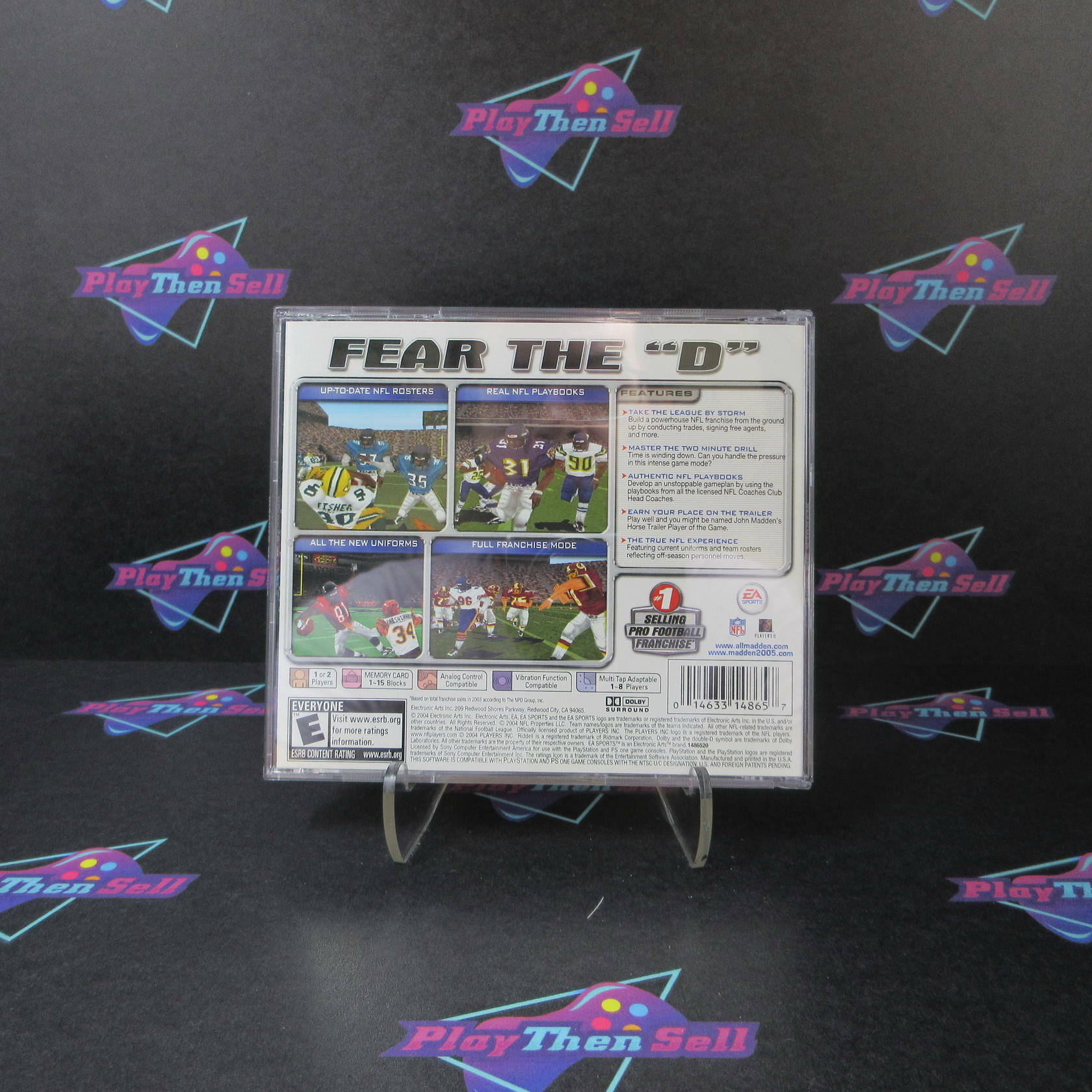 Madden 2005 PS1 PlayStation 1 Complete - Refurbished