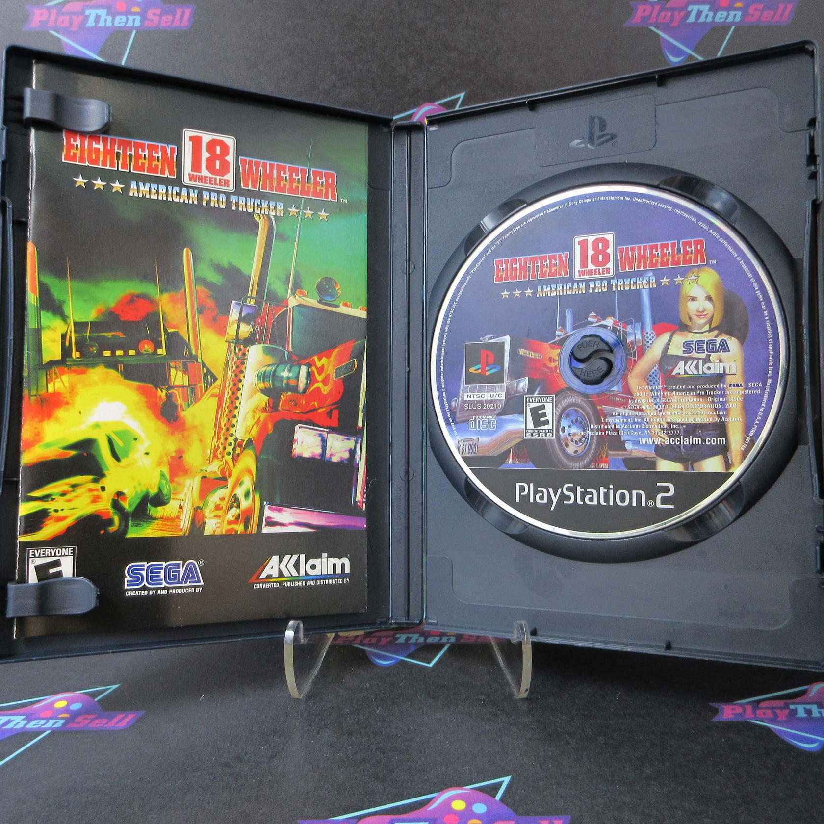 18 Wheeler American Pro Trucker PS2 PlayStation 2 Complete - Refurbished