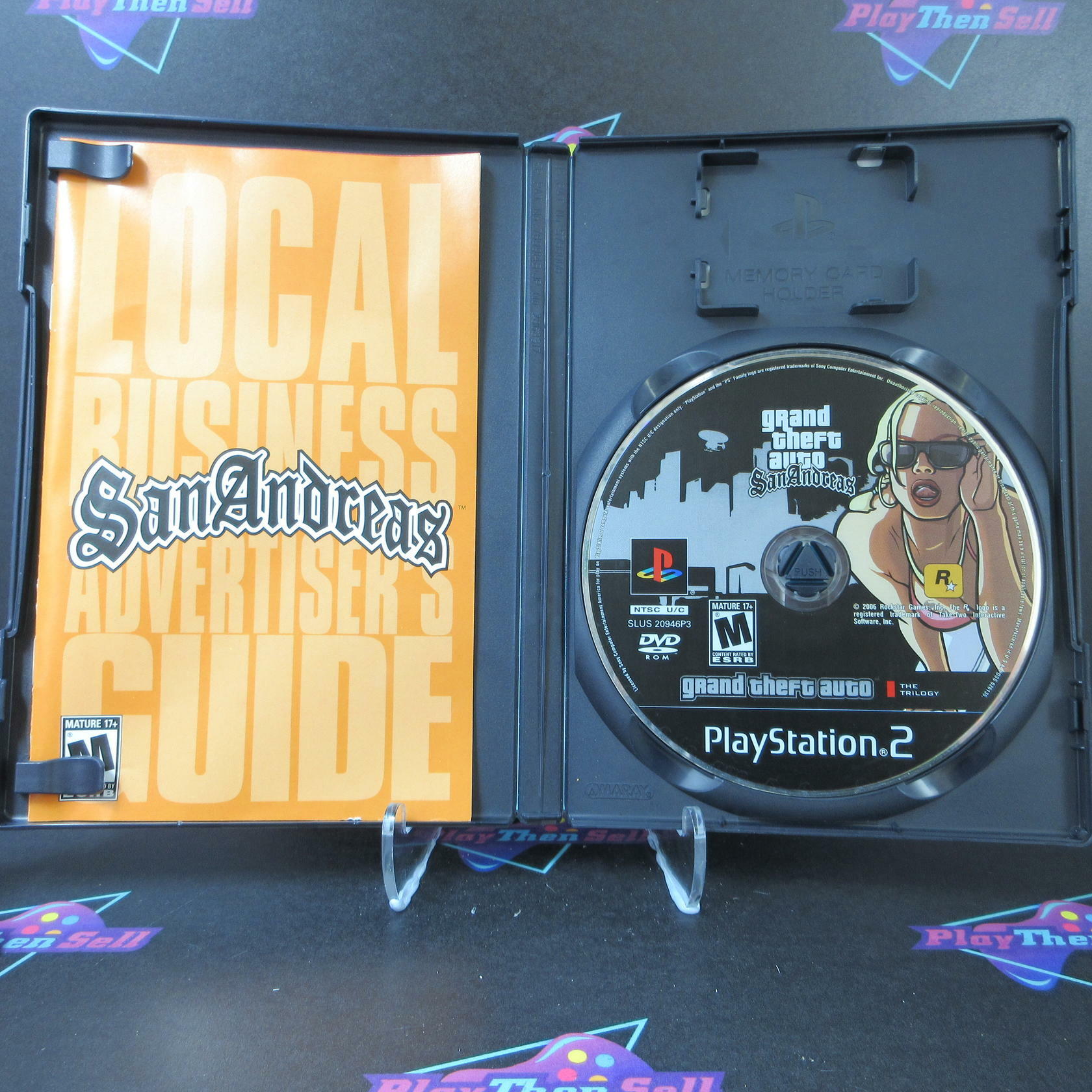 Grand Theft Auto San Andreas PS2 PlayStation 2 Complete - Very Good