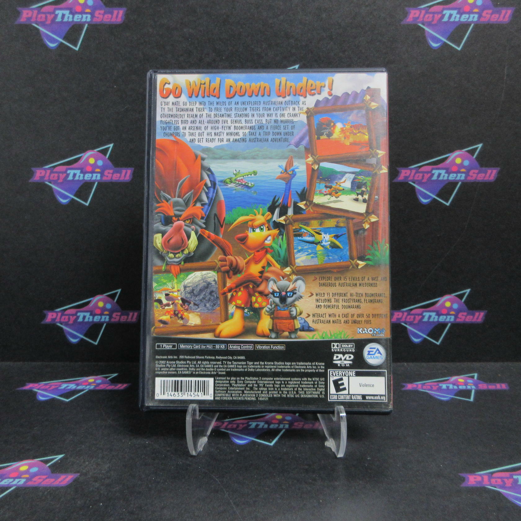 Ty the Tasmanian Tiger PS2 PlayStation 2 GH Complete - Very Good