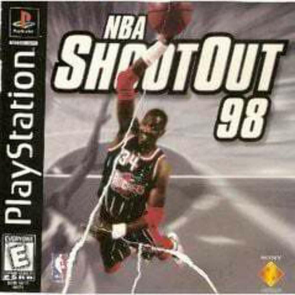 NBA ShootOut 98 PS1 PlaySation 1 Complete - Very Good