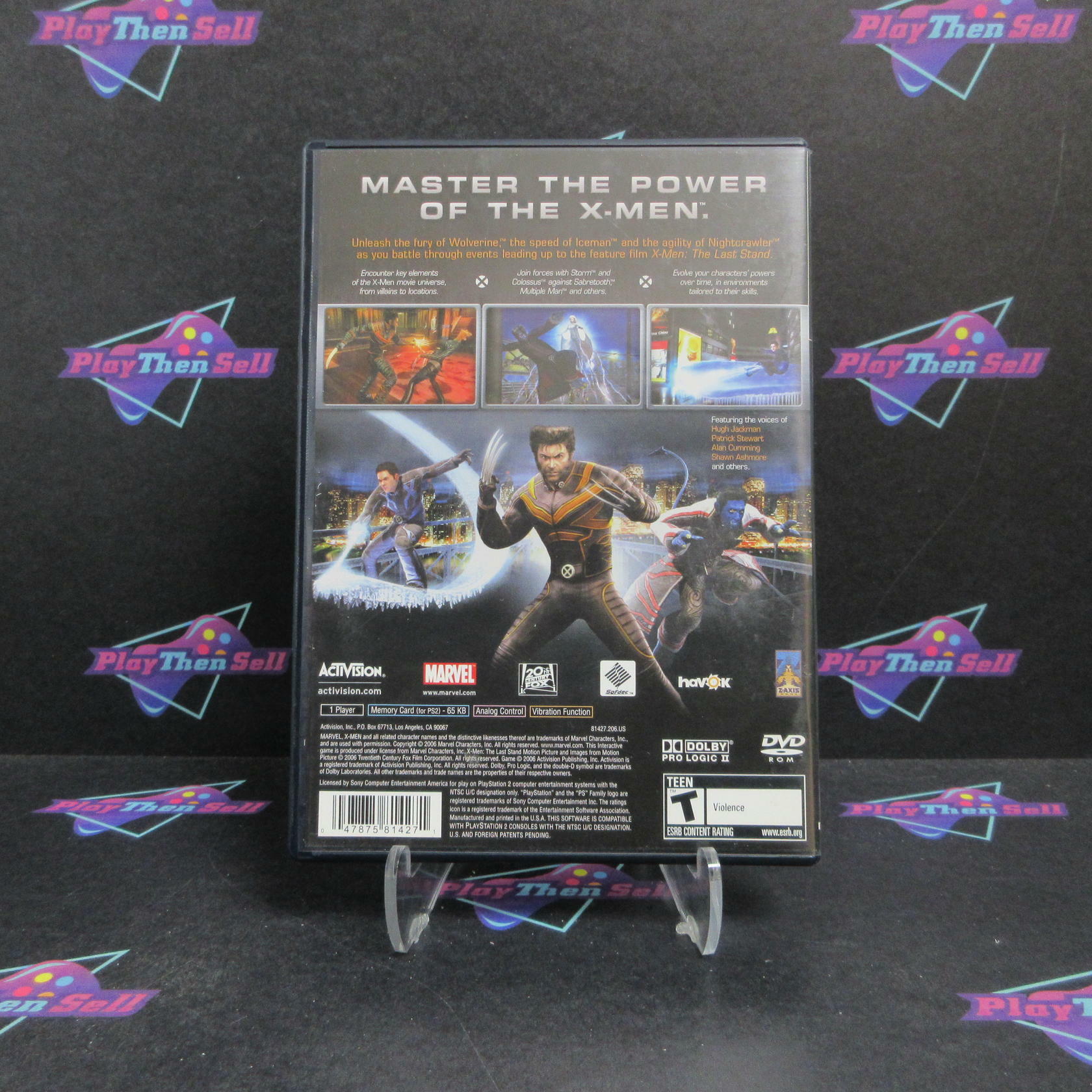 X-Men The Official Game PS2 PlayStation 2 - Very Good