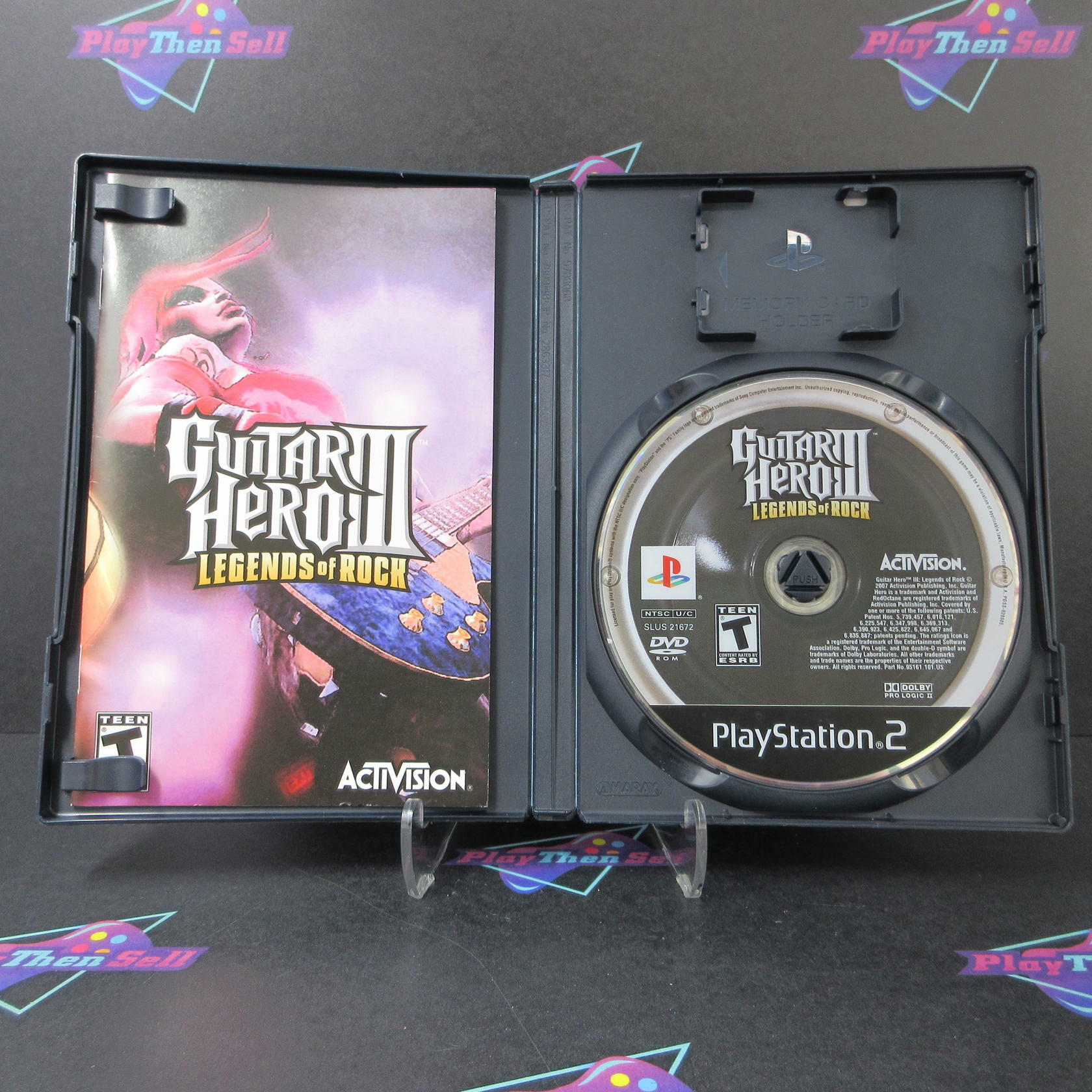 Guitar Hero 3 Legends of Rock PS2 PlayStation 2 Complete - Very Good