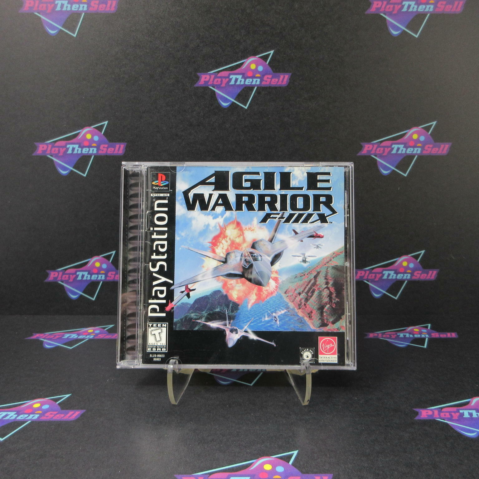 Agile Warrior F-111X PS1 PlayStation 1 Complete - Refurbished