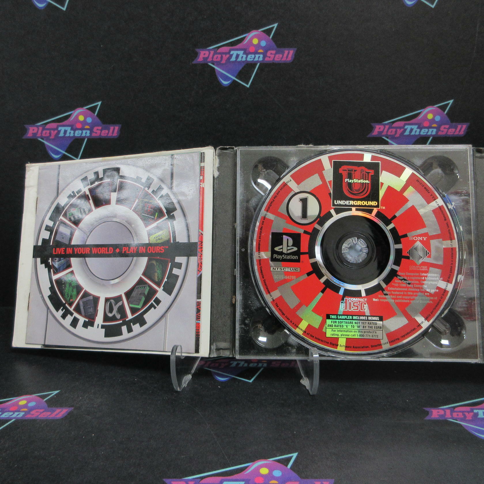 PlayStation Underground Demo Discs v2.4 PS1 PlayStation 1 Complete - Very Good