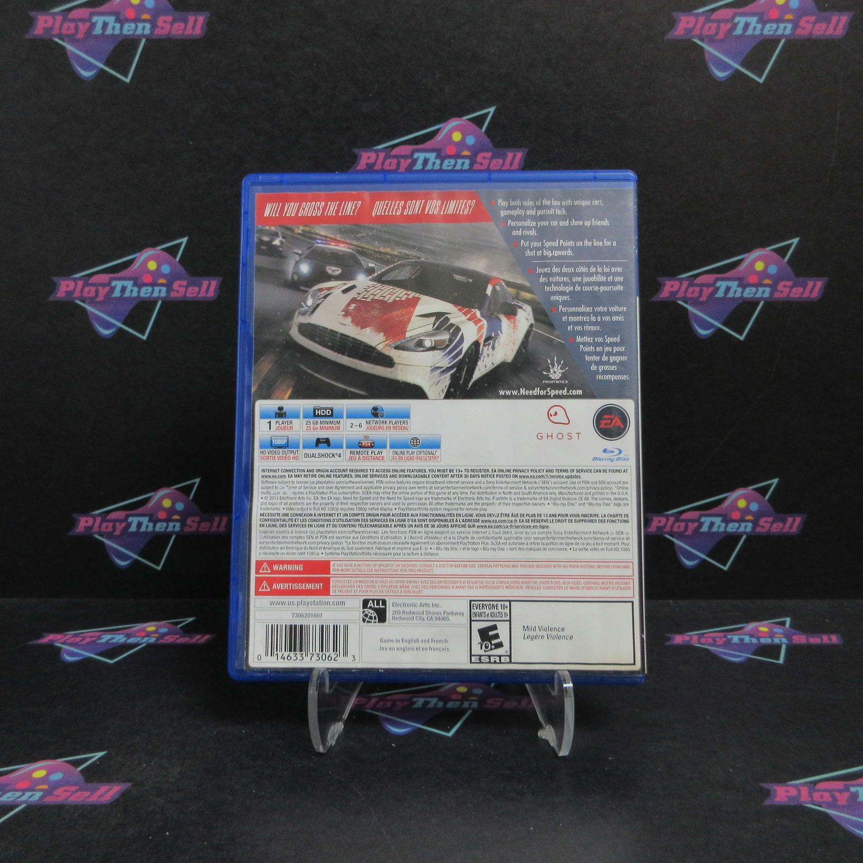 Need For Speed Rivals PS4 PlayStation 4 Complete - Very Good