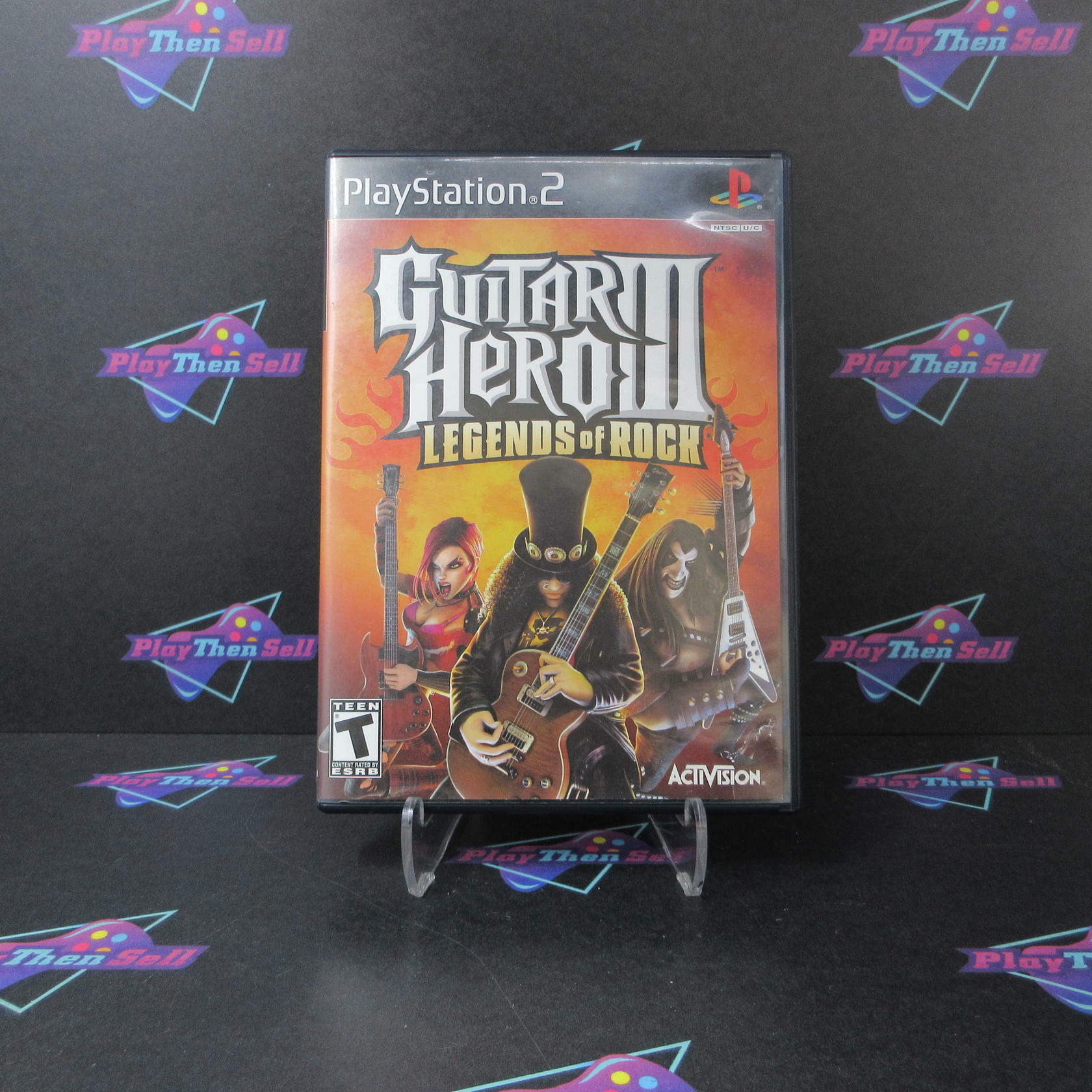Guitar Hero 3 Legends of Rock PS2 PlayStation 2 Complete - Very Good