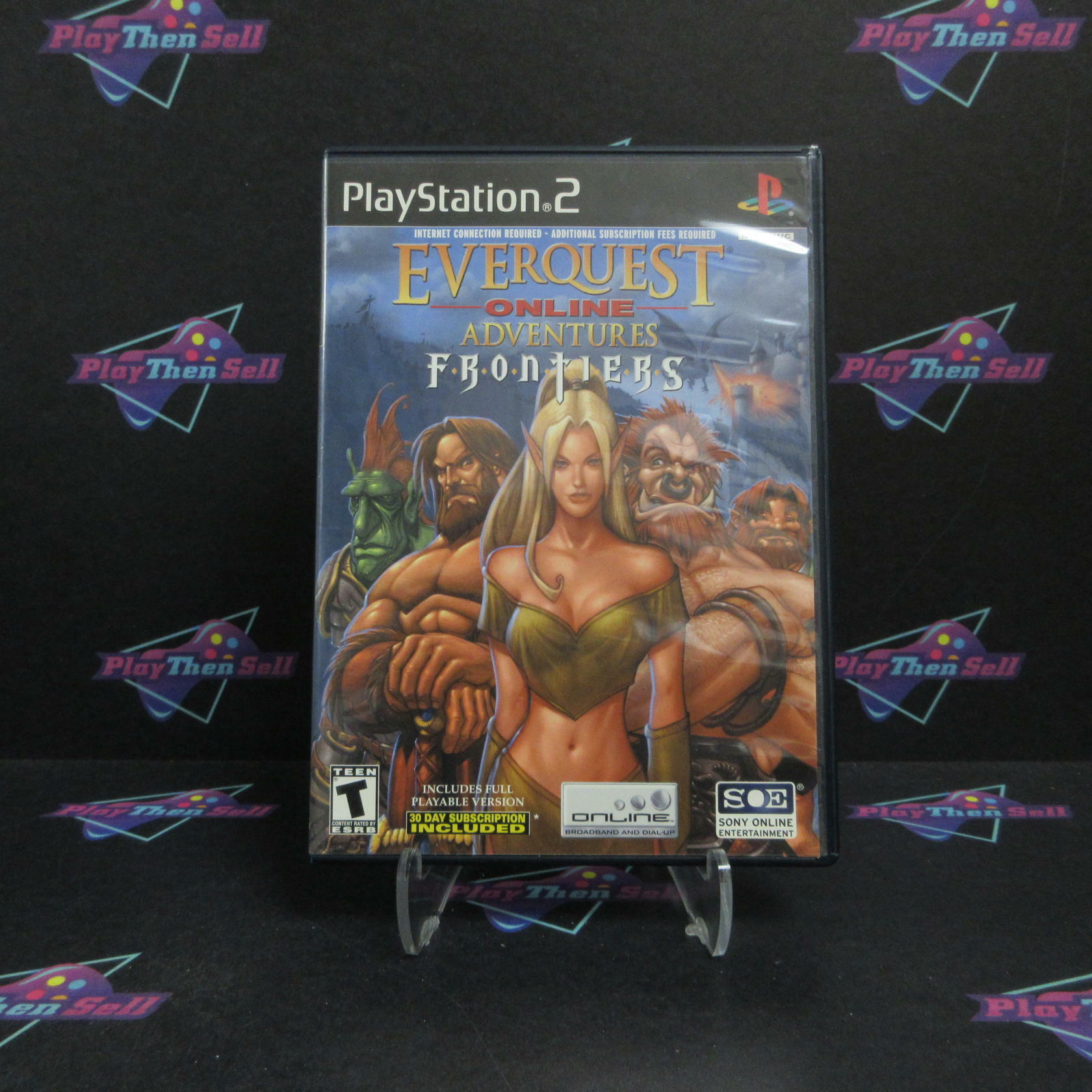 Everquest Online Adventures Frontiers PS2 PlayStation 2 Complete - Very Good