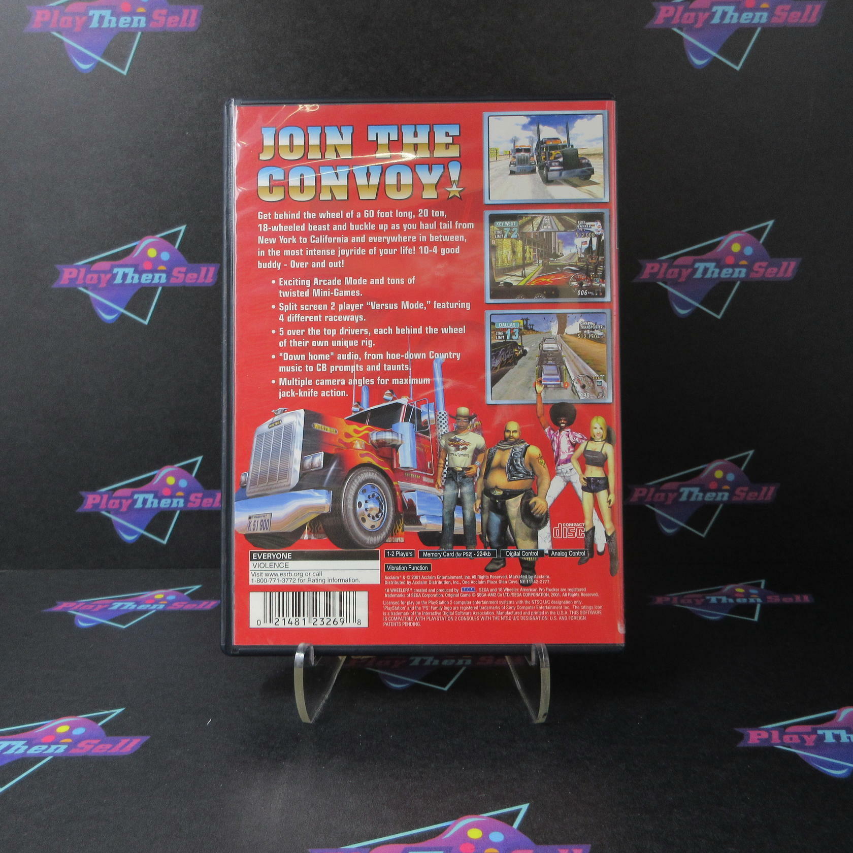 18 Wheeler American Pro Trucker PS2 PlayStation 2 Complete - Refurbished