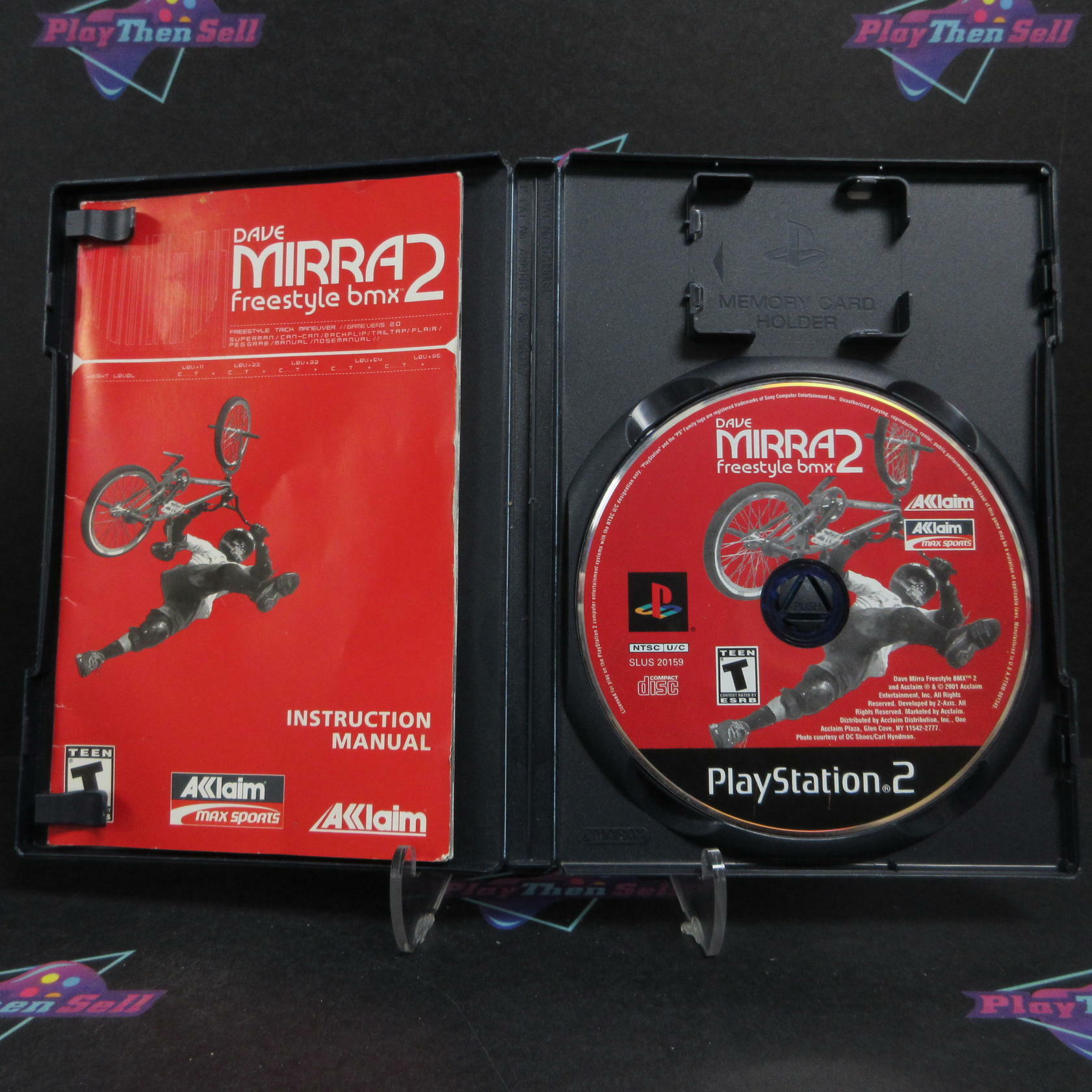 Dave Mirra 2 Freestyle BMX PS2 PlayStation 2 + Reg Card Complete - Very Good