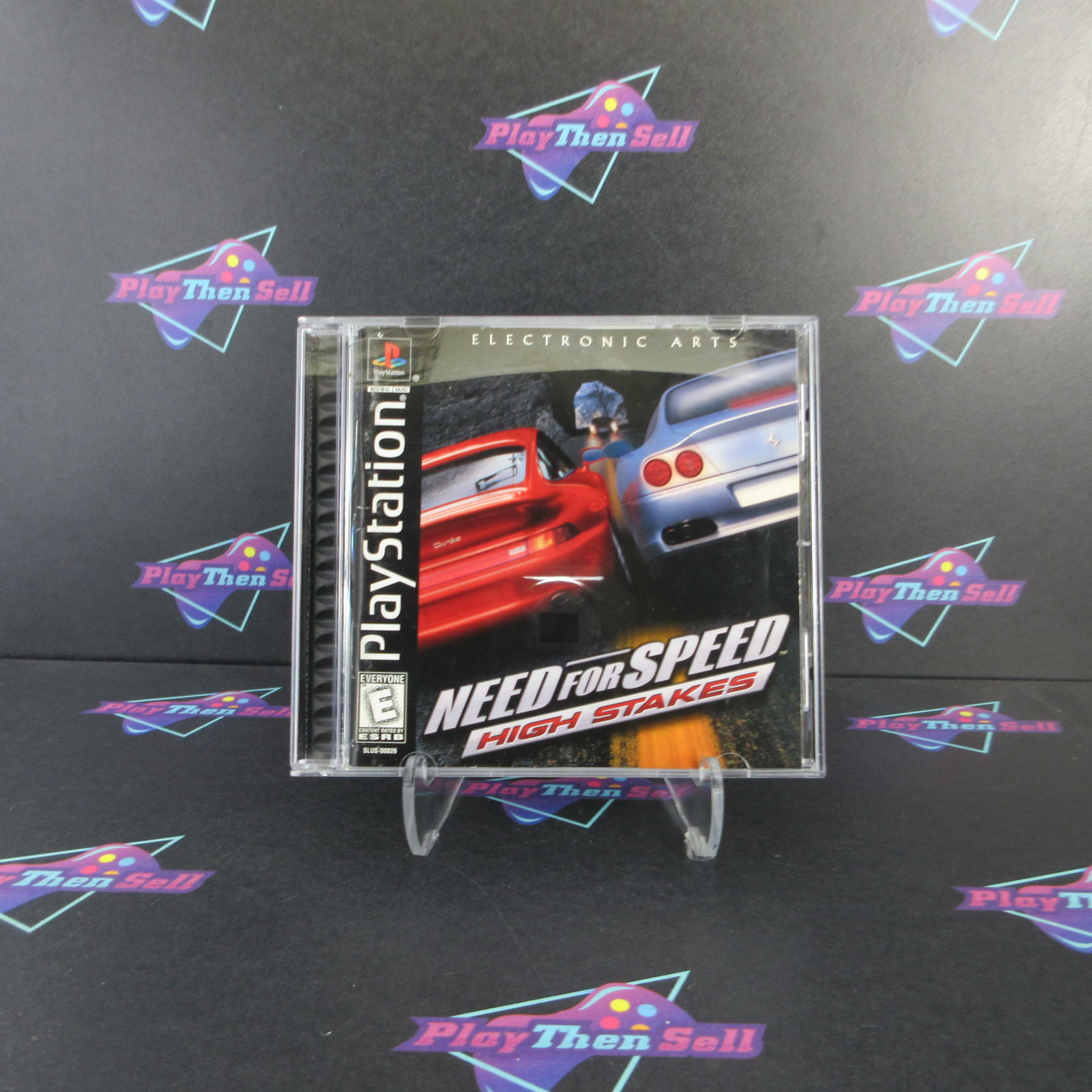 Need For Speed 4 High Stakes PS1 PlayStation 1 + Reg Card Complete - Very Good