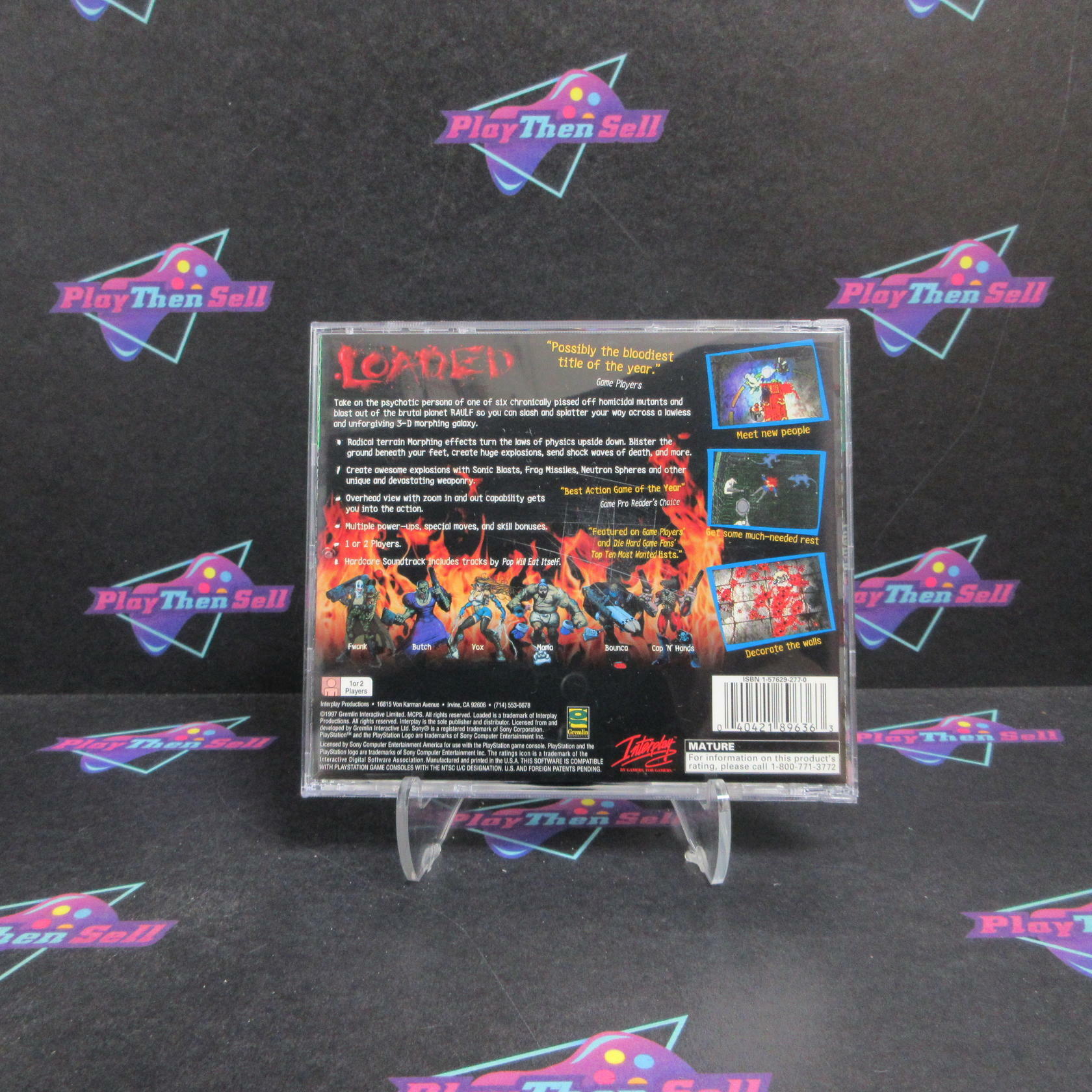 Loaded PS1 PlayStation 1 GH Complete - Very Good