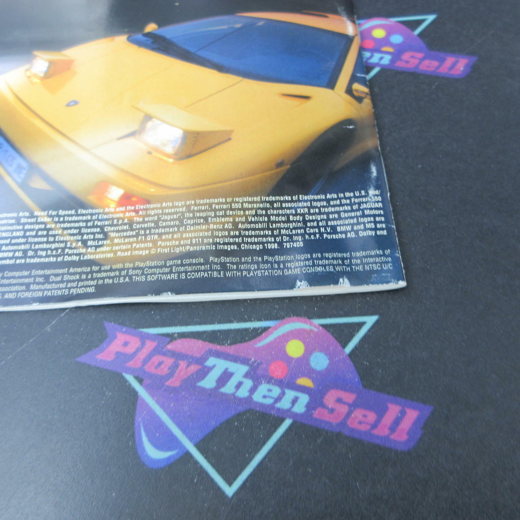 Need For Speed 4 High Stakes PS1 PlayStation 1 + Reg Card Complete - Very Good